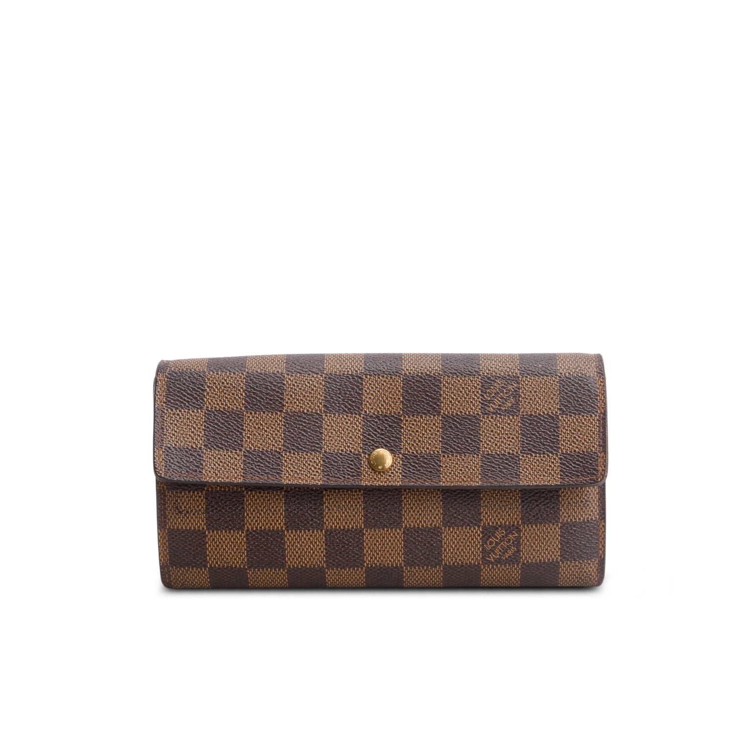 Louis Vuitton Damier Ebene Sarah Wallet w/ Box