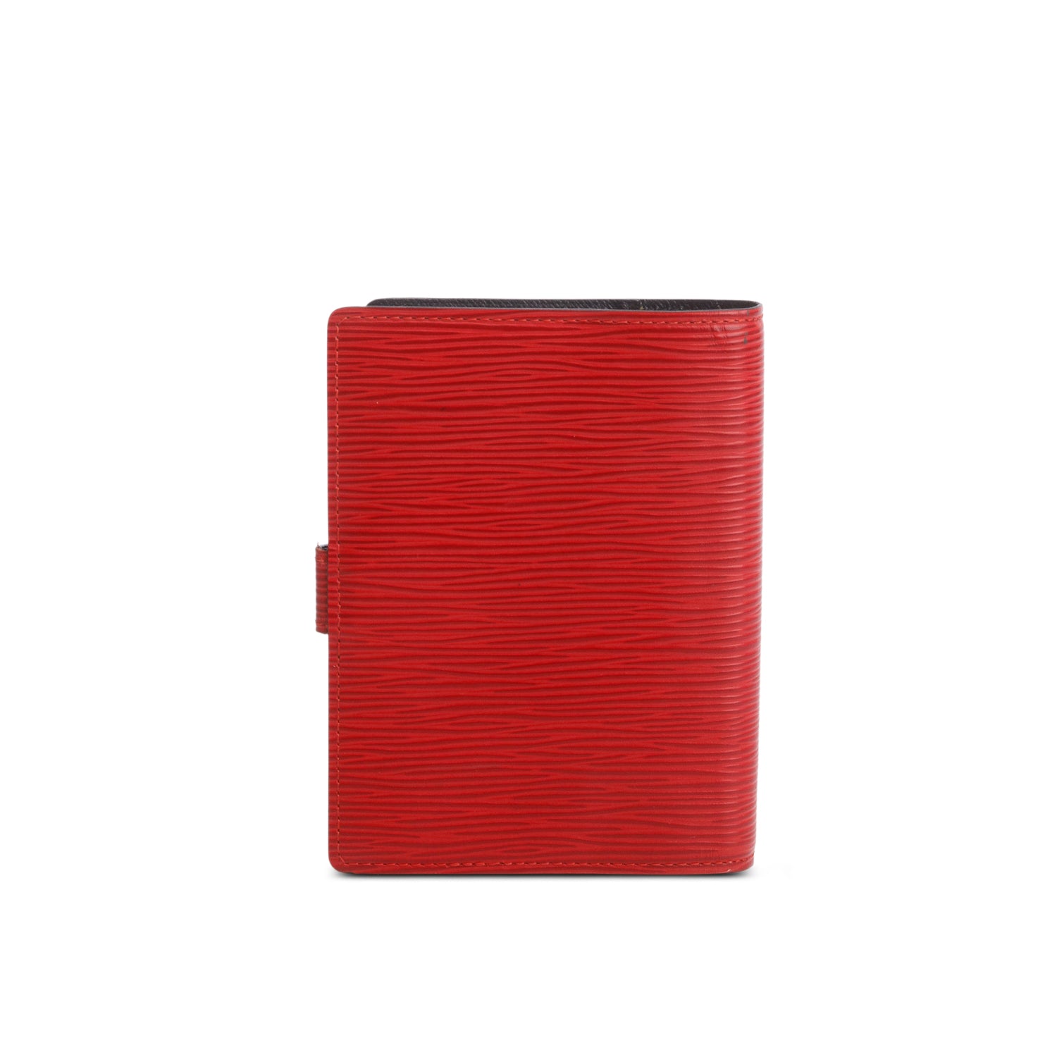 Louis Vuitton Vintage Red Epi Small Ring Agenda Cover w/ Box