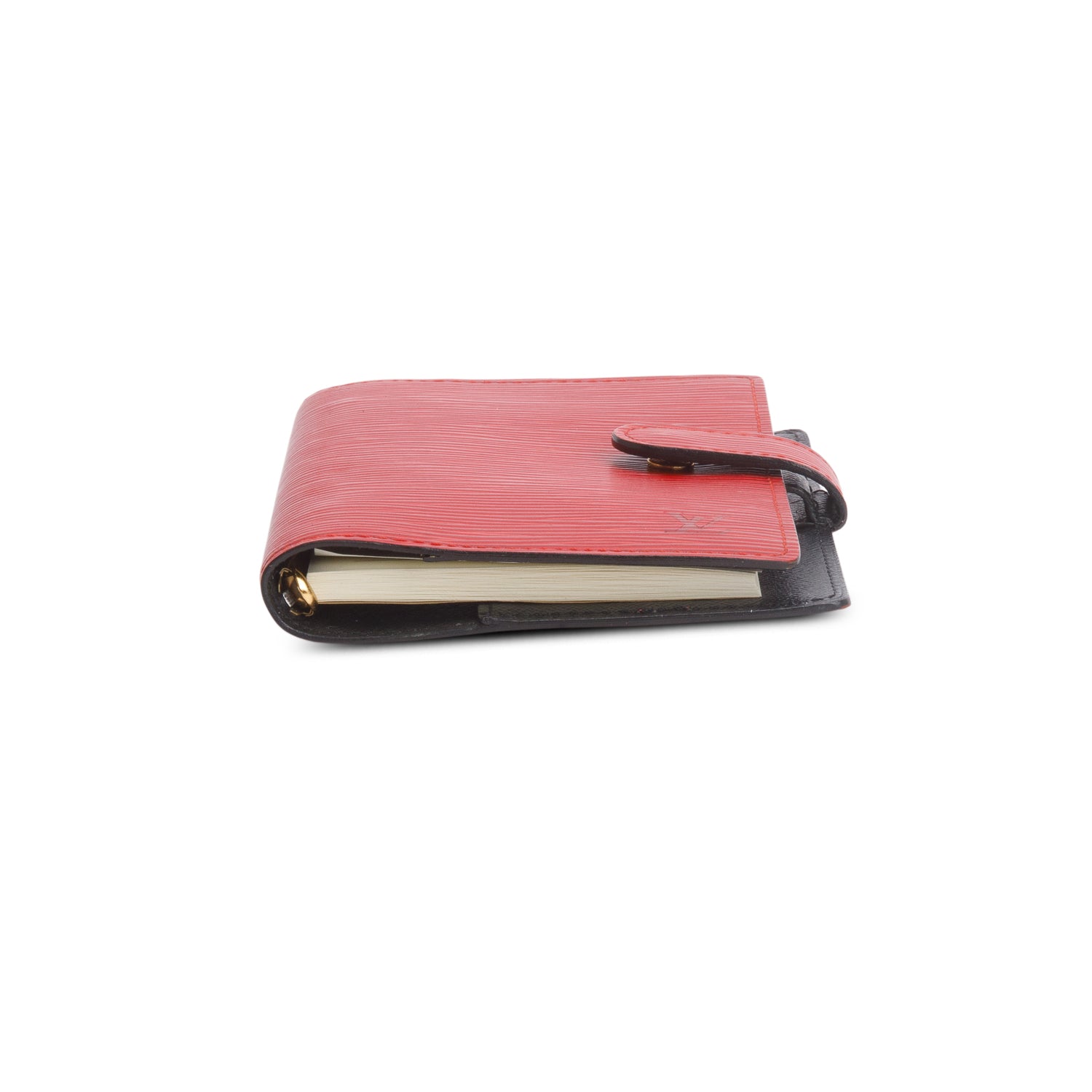 Louis Vuitton Vintage Red Epi Small Ring Agenda Cover w/ Box