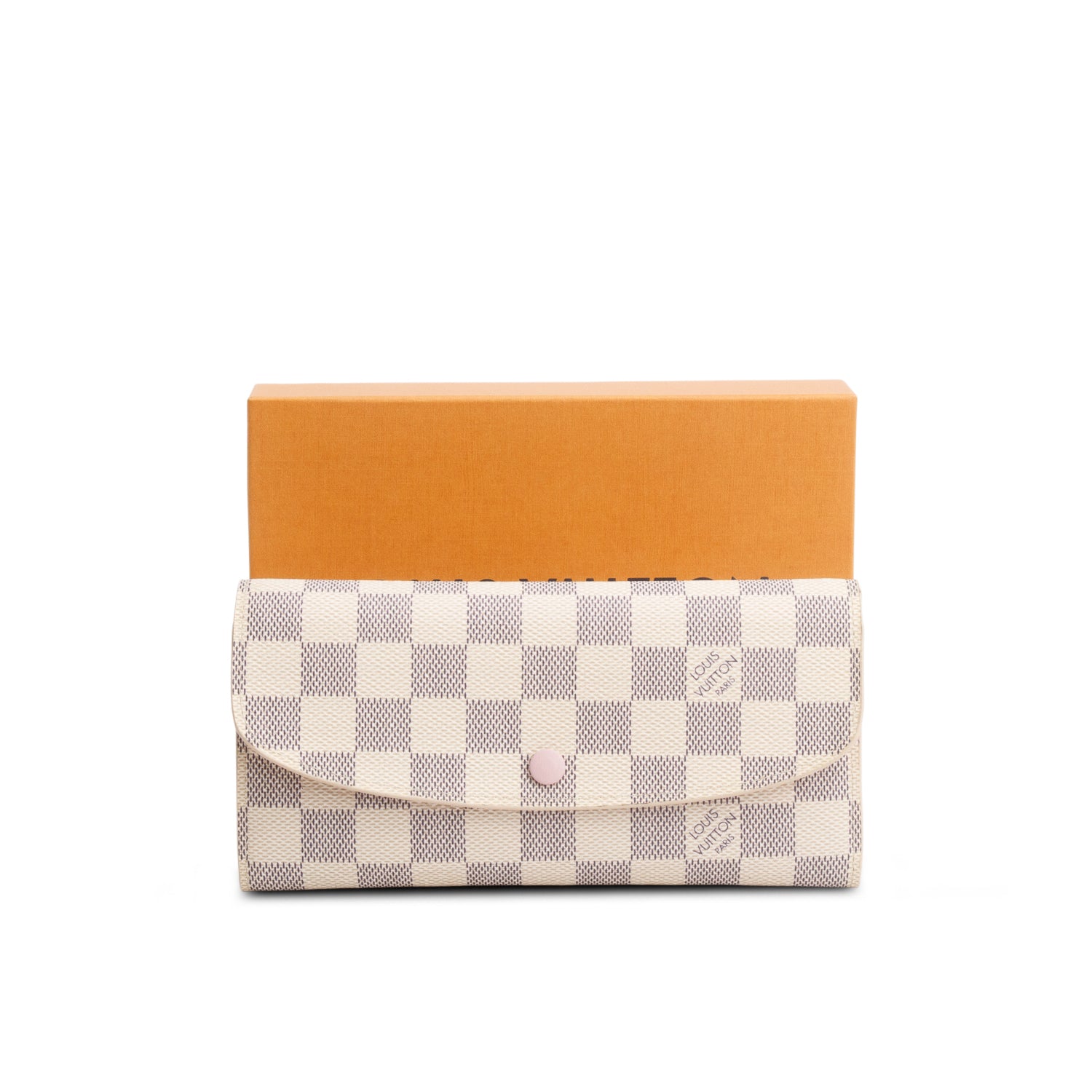 Louis Vuitton Damier Azur Emilie Wallet w/ Box