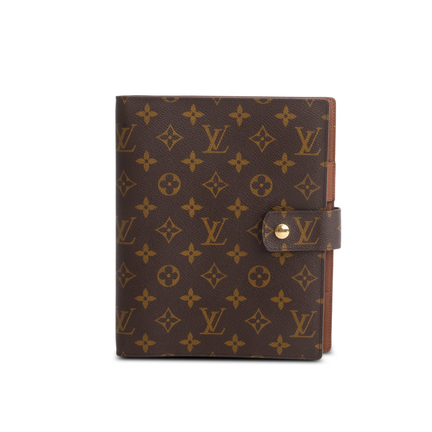 Louis Vuitton Monogram Large Ring Agenda Cover w/ Receipt