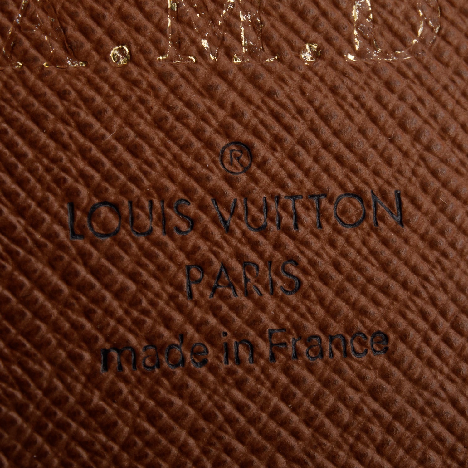 Louis Vuitton Monogram Large Ring Agenda Cover w/ Receipt