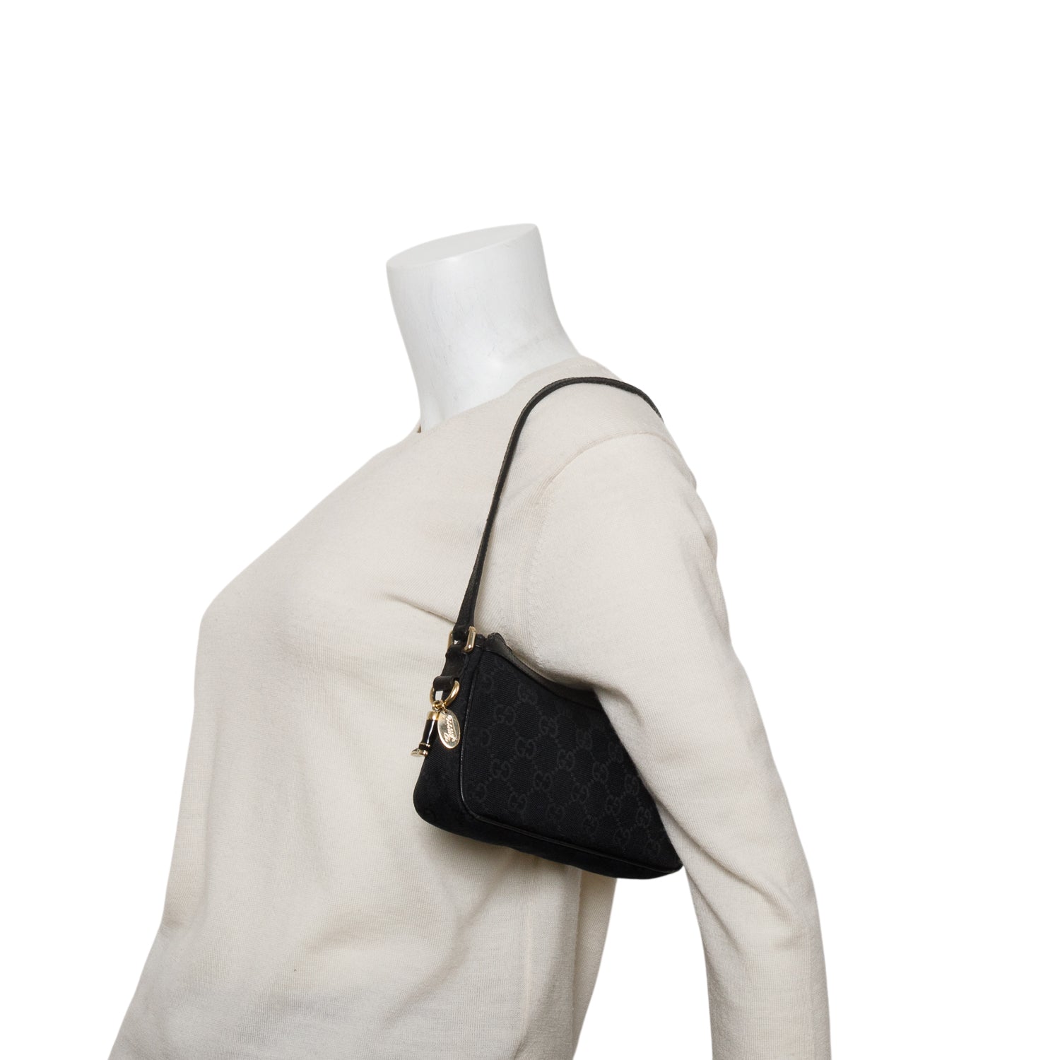 Gucci Black Monogram Jolicoeur Pochette