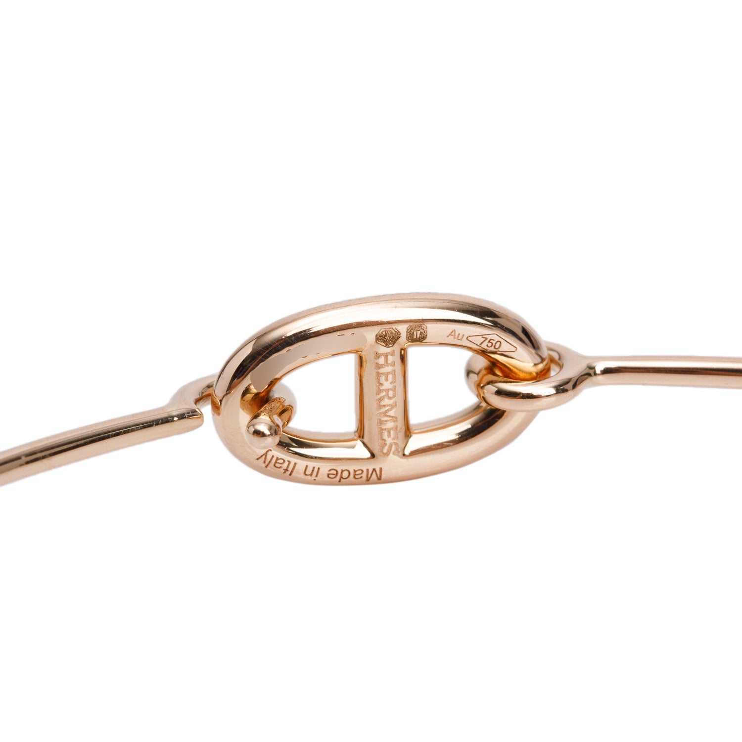 Hermes 18k Rose Gold Farandole Bracelet, Small Model w/ Box & Receipt