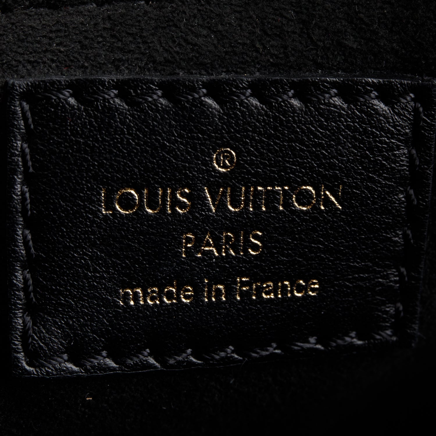 Louis Vuitton Monogram Black Calfskin Petite Malle Souple Bag w/ Straps