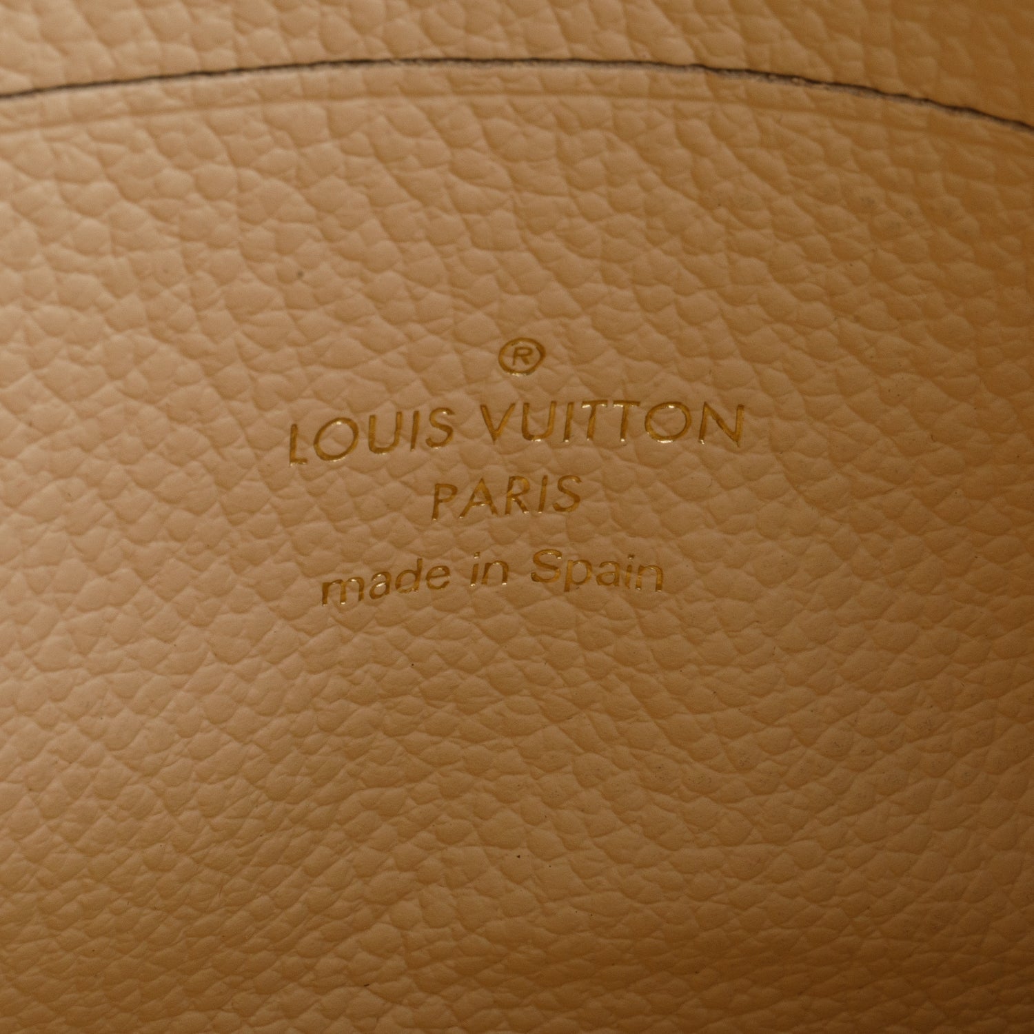 Louis Vuitton 2021 Cream Empreinte Monogram Giant Double Zip Pochette w/ Box & Receipt
