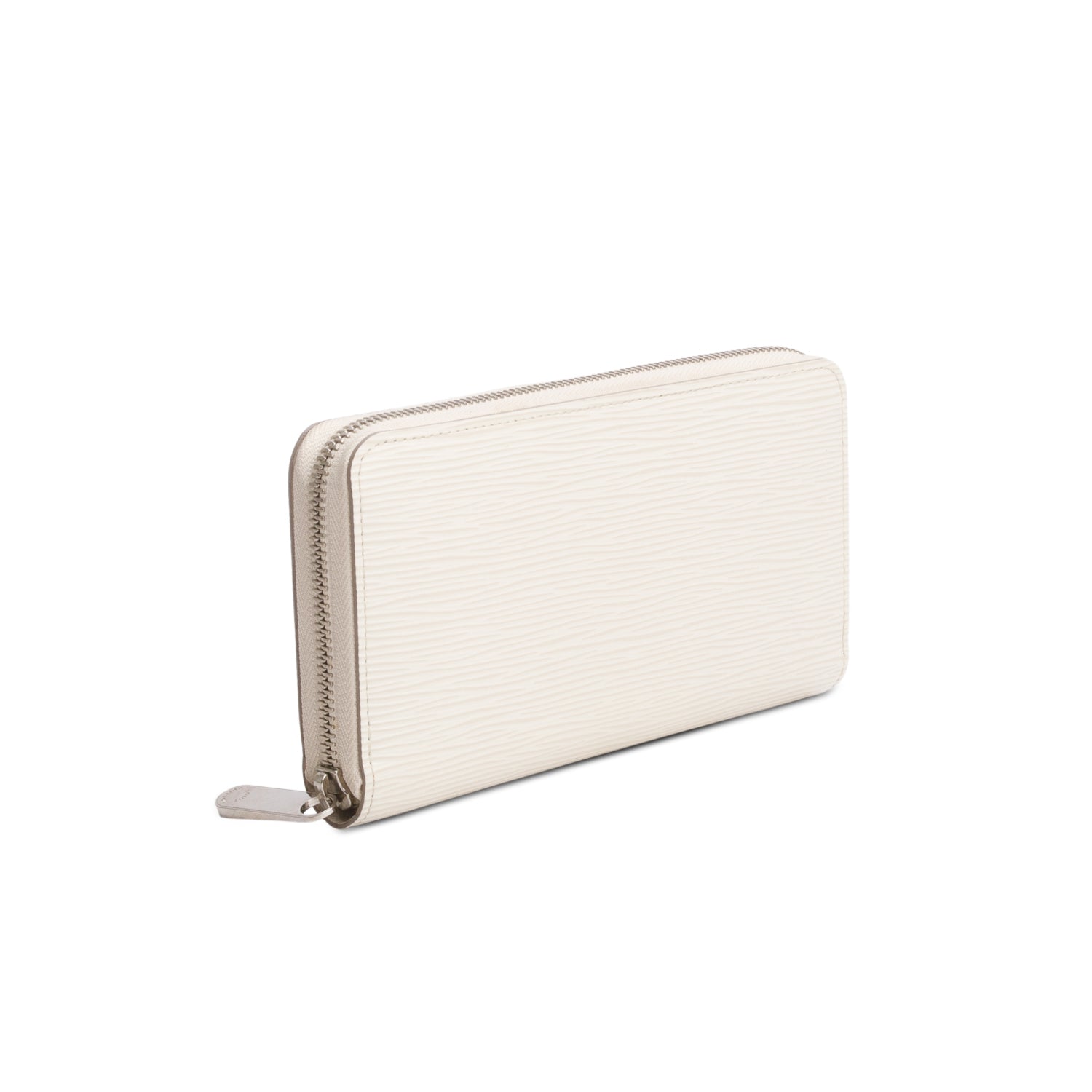 Louis Vuitton Cream Epi Leather Zippy Wallet w/ Box