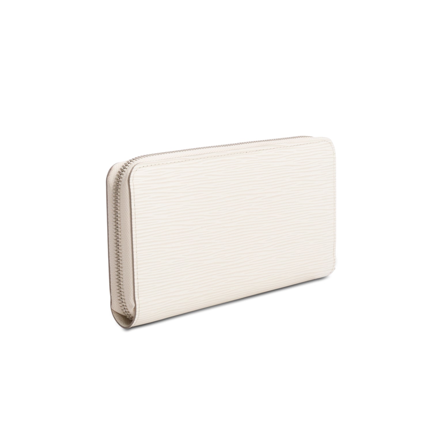 Louis Vuitton Cream Epi Leather Zippy Wallet w/ Box