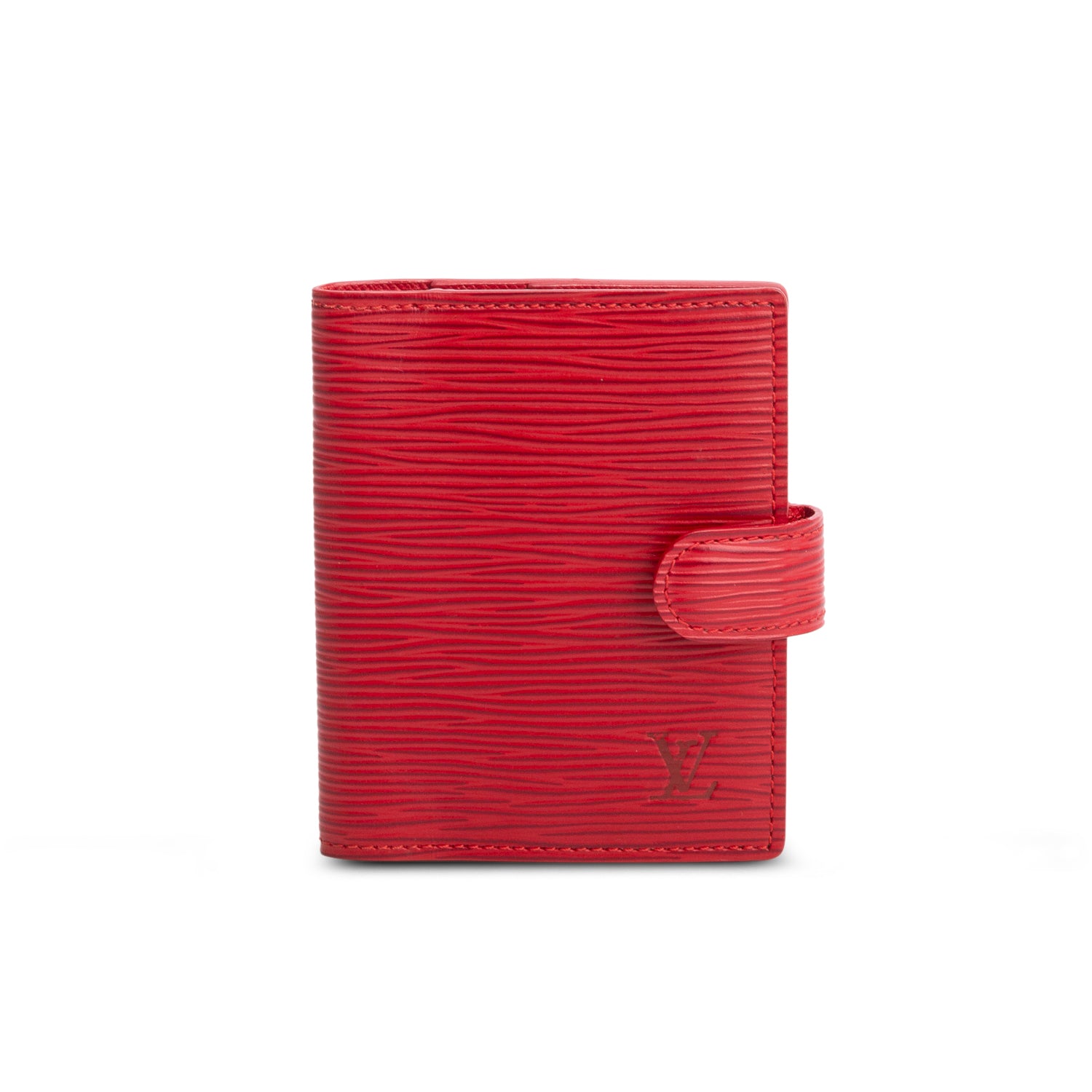 Louis Vuitton Red Epi Compact Wallet