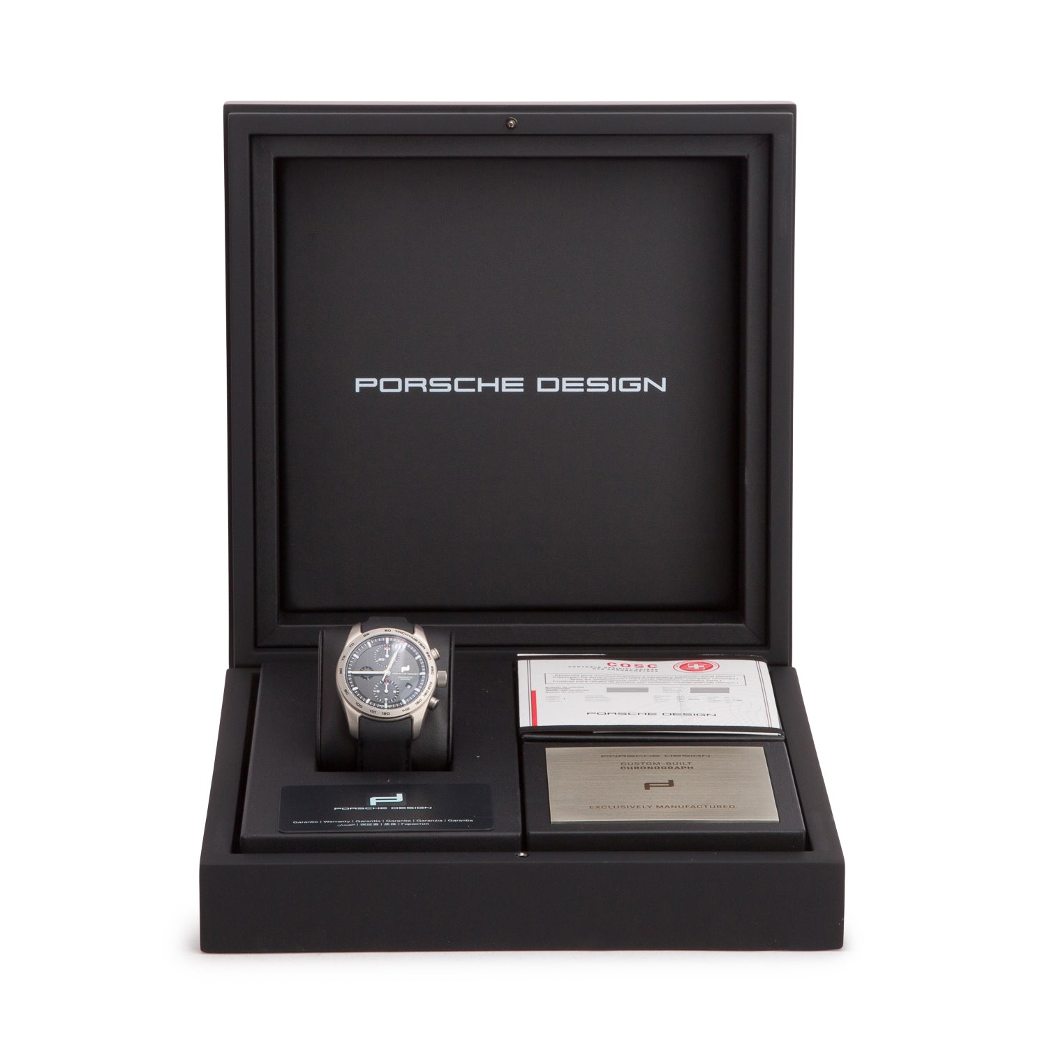 Porsche Design Titanium Chronotimer 42 MM Automatic Chronograph Watch w/ Box & Papers