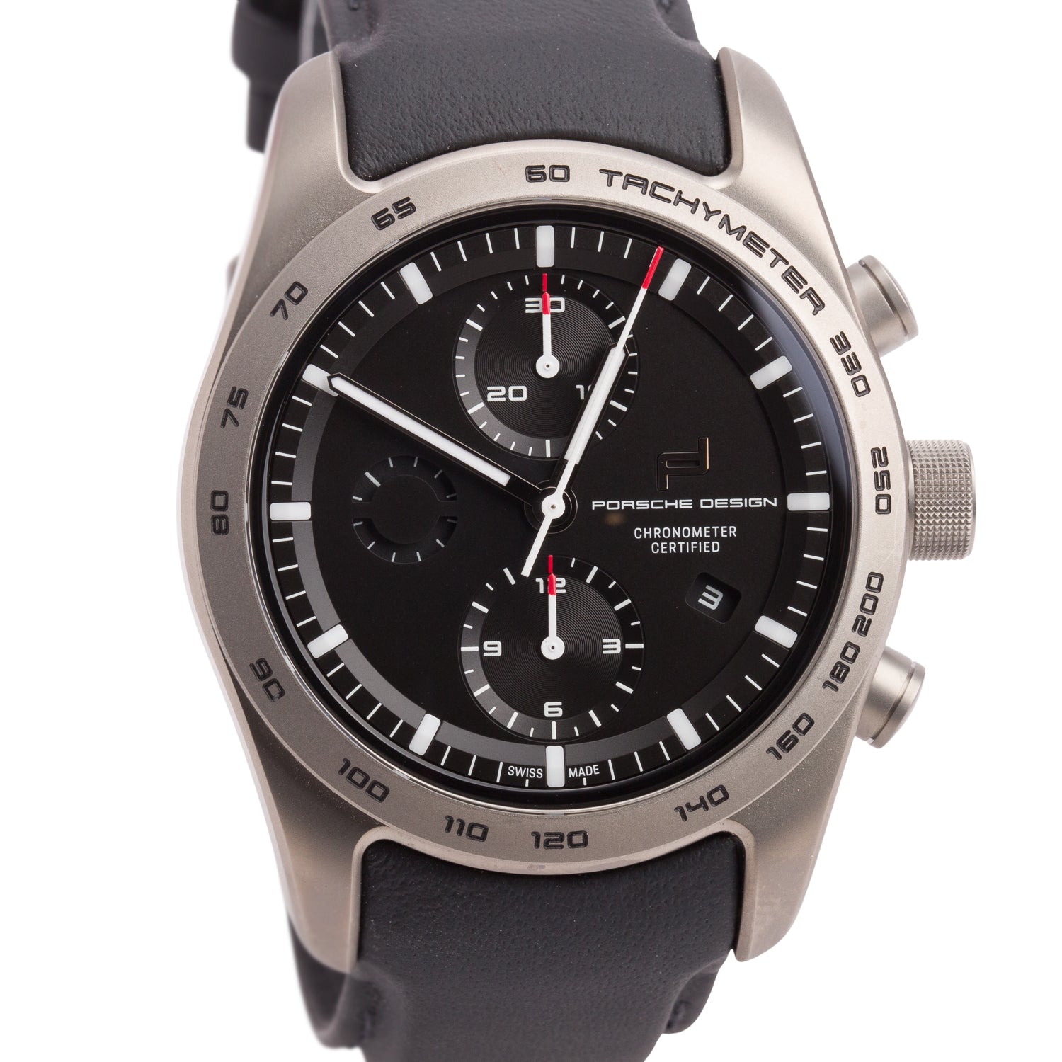 Porsche Design Titanium Chronotimer 42 MM Automatic Chronograph Watch w/ Box & Papers