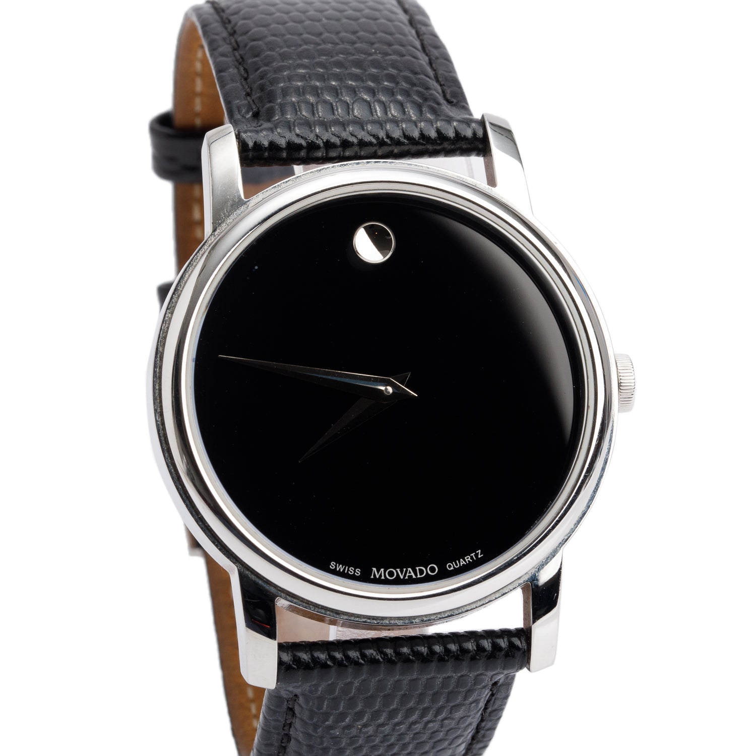 Movado Stainless Steel Museum 39 MM Quartz Watch