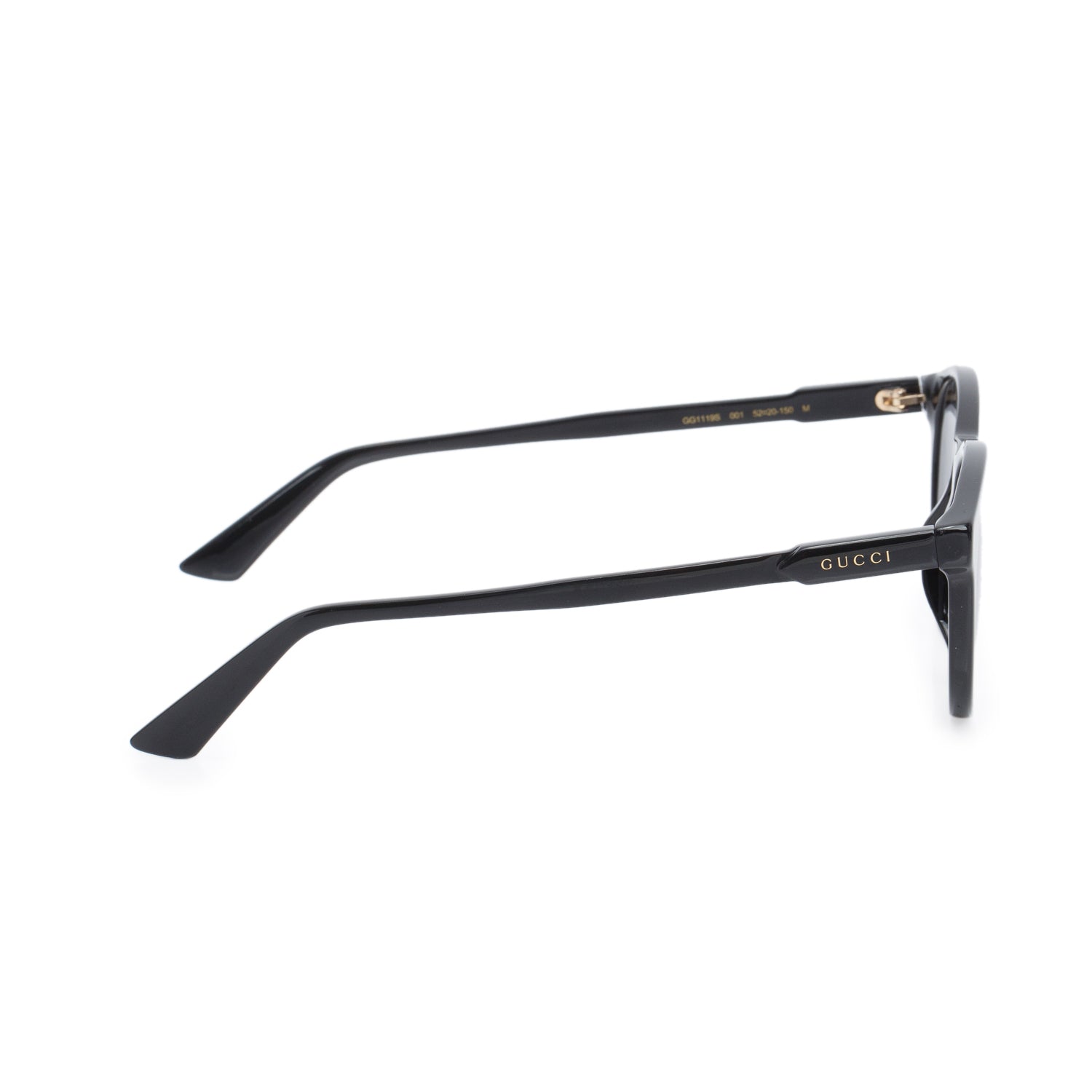 Gucci GG1119S Black Acete Round Sunglasses w/ Case