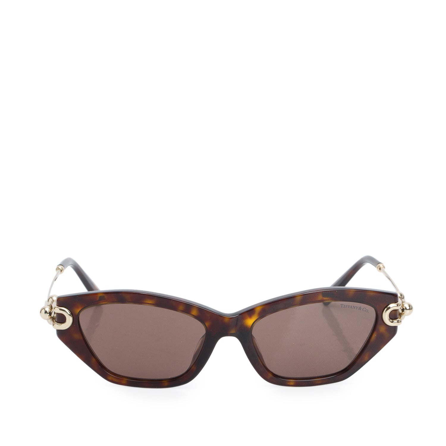 Tiffany & Co. TF4231U Tortoise Acetate Cat Eye Sunglasses w/ Case