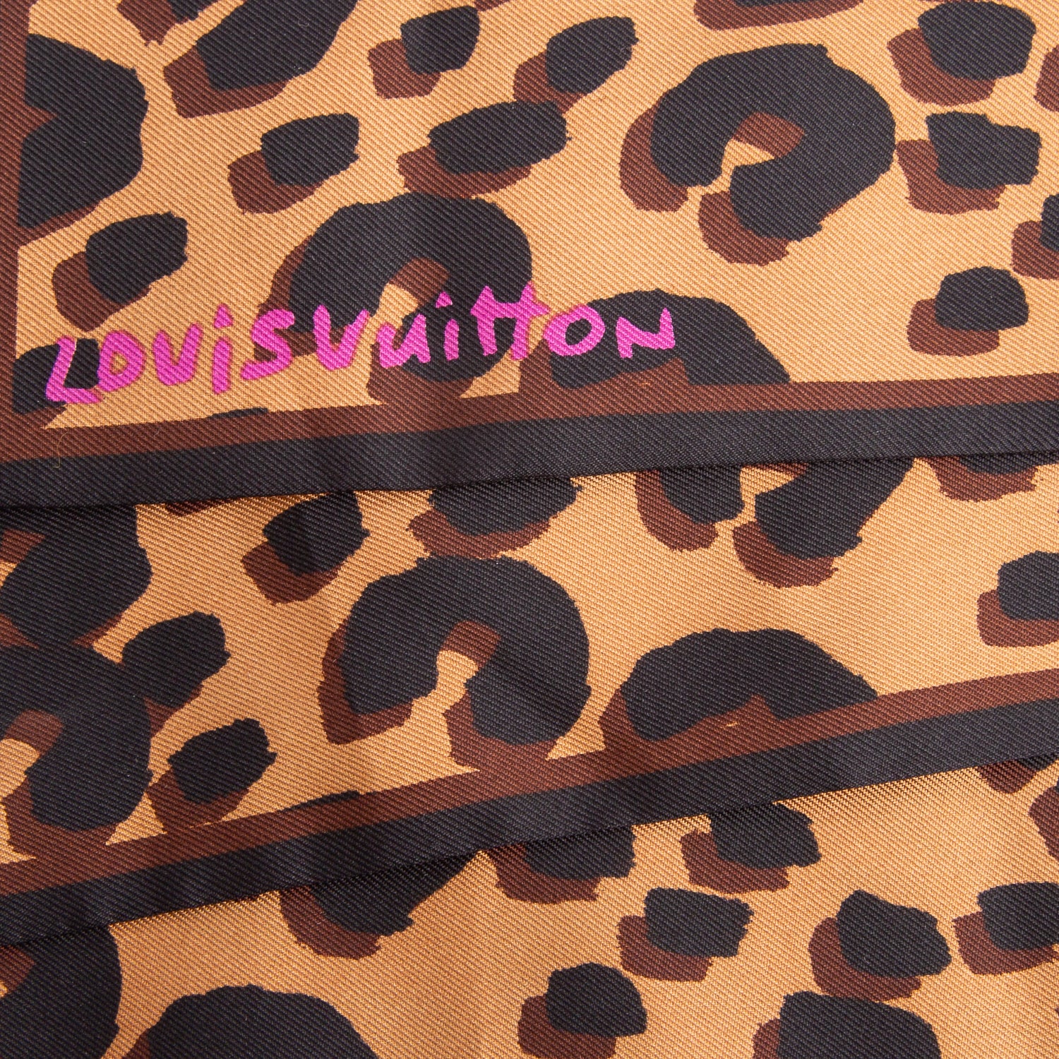 Louis Vuitton x Stephen Sprouse Leopard Silk Bandeau w/ Box & Receipt