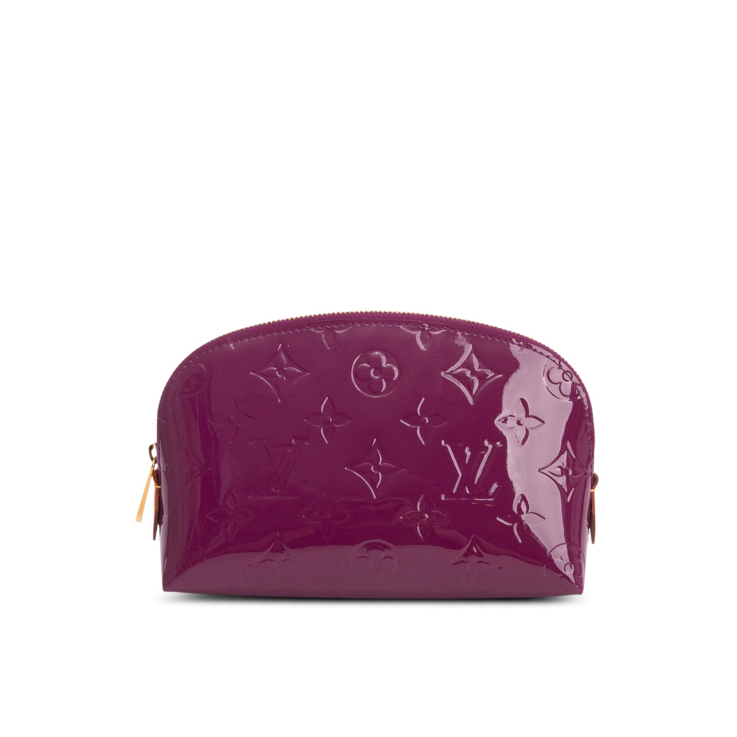 Louis Vuitton Purple Vernis Cosmetic Pouch w/ Receipt