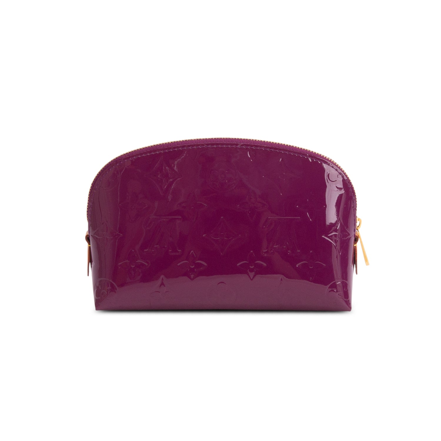 Louis Vuitton Purple Vernis Cosmetic Pouch w/ Receipt