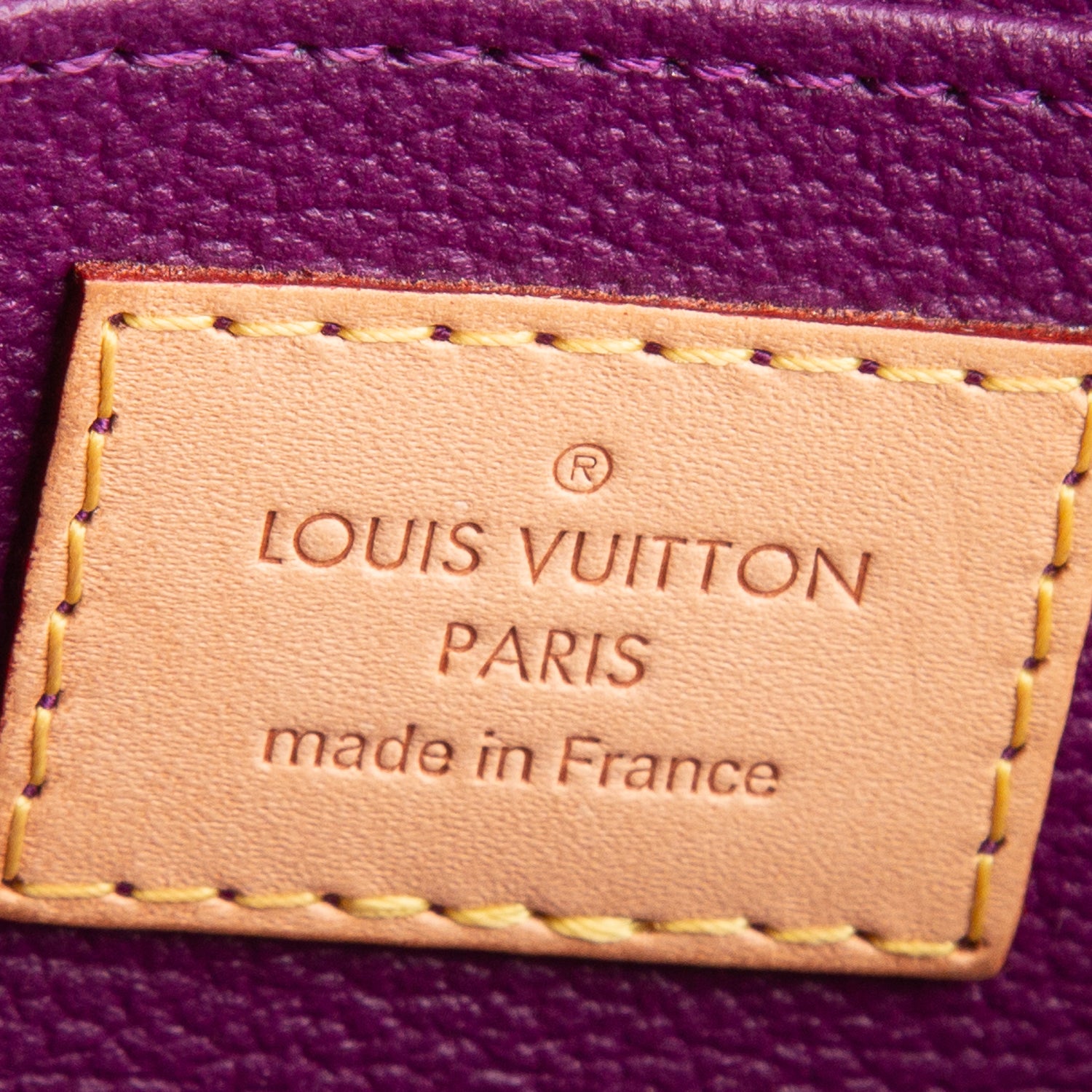 Louis Vuitton Purple Vernis Cosmetic Pouch w/ Receipt