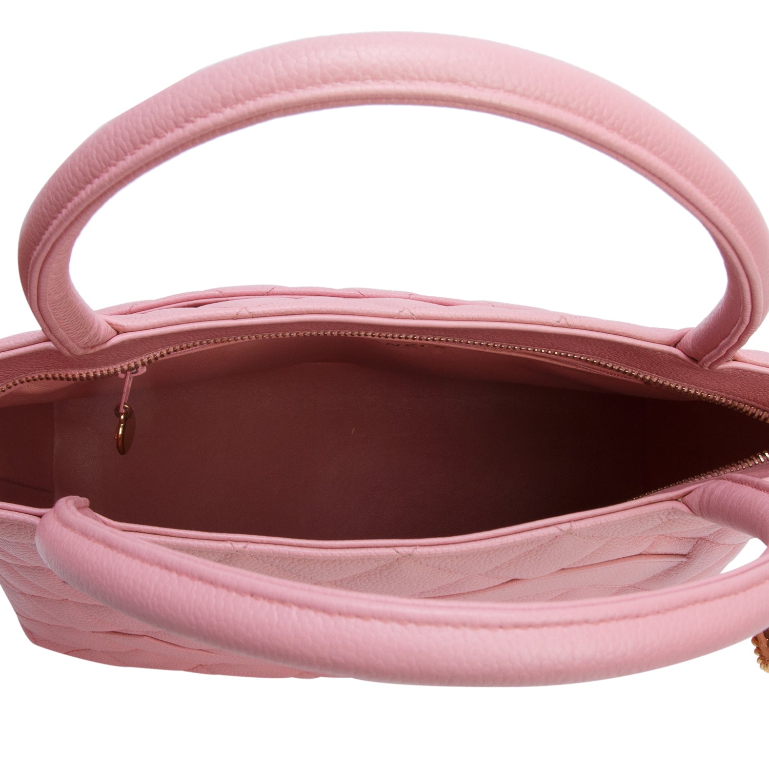 Chanel Pink Caviar Leather Medallion Tote w/ Authenticity Card