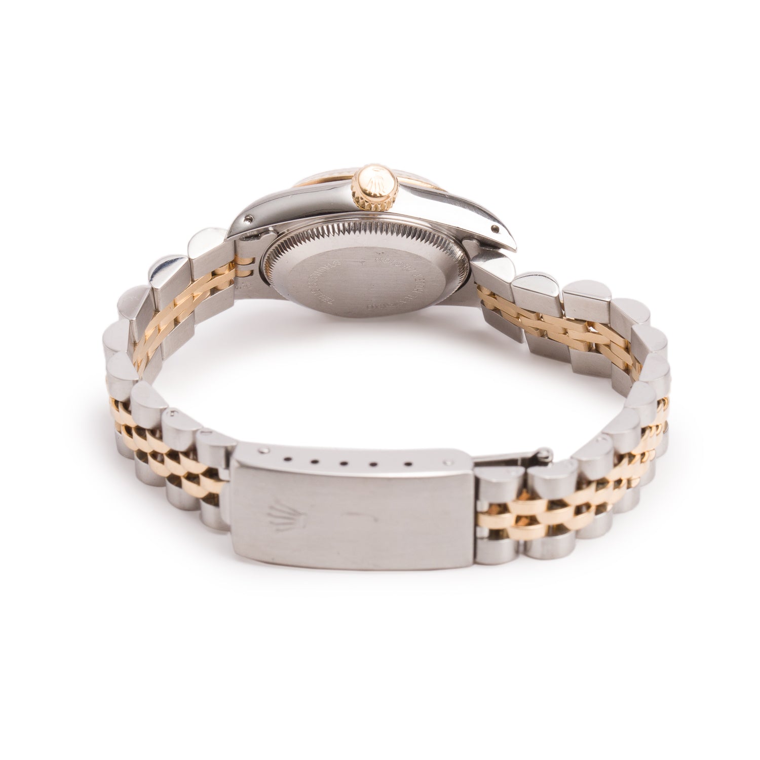Rolex Stainless Steel & 18k Yellow Gold Oyster Perpetual 26 MM Automatic Watch Champagne Dial 67913