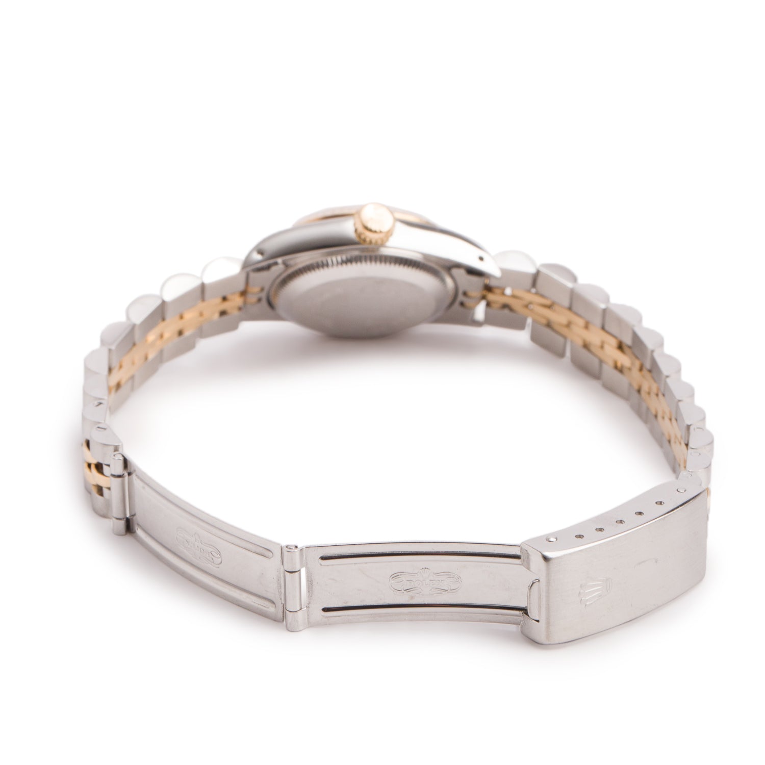 Rolex Stainless Steel & 18k Yellow Gold Oyster Perpetual 26 MM Automatic Watch Champagne Dial 67913