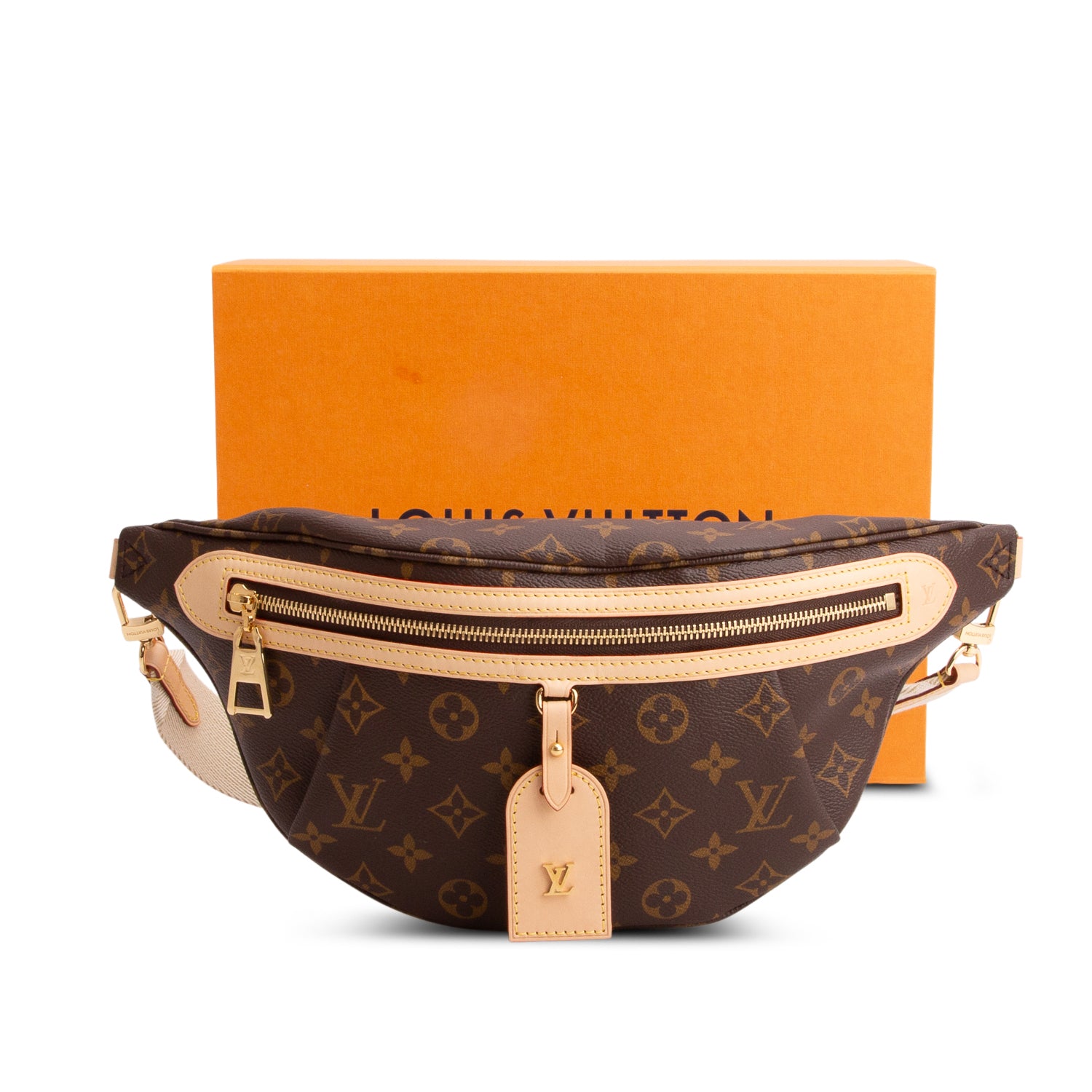 Louis Vuitton 2023 Monogram High Rise Bumbag w/ Box & Receipt