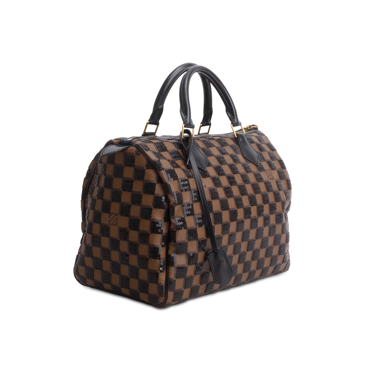 Louis Vuitton Damier Ebene Paillettes Speedy 30