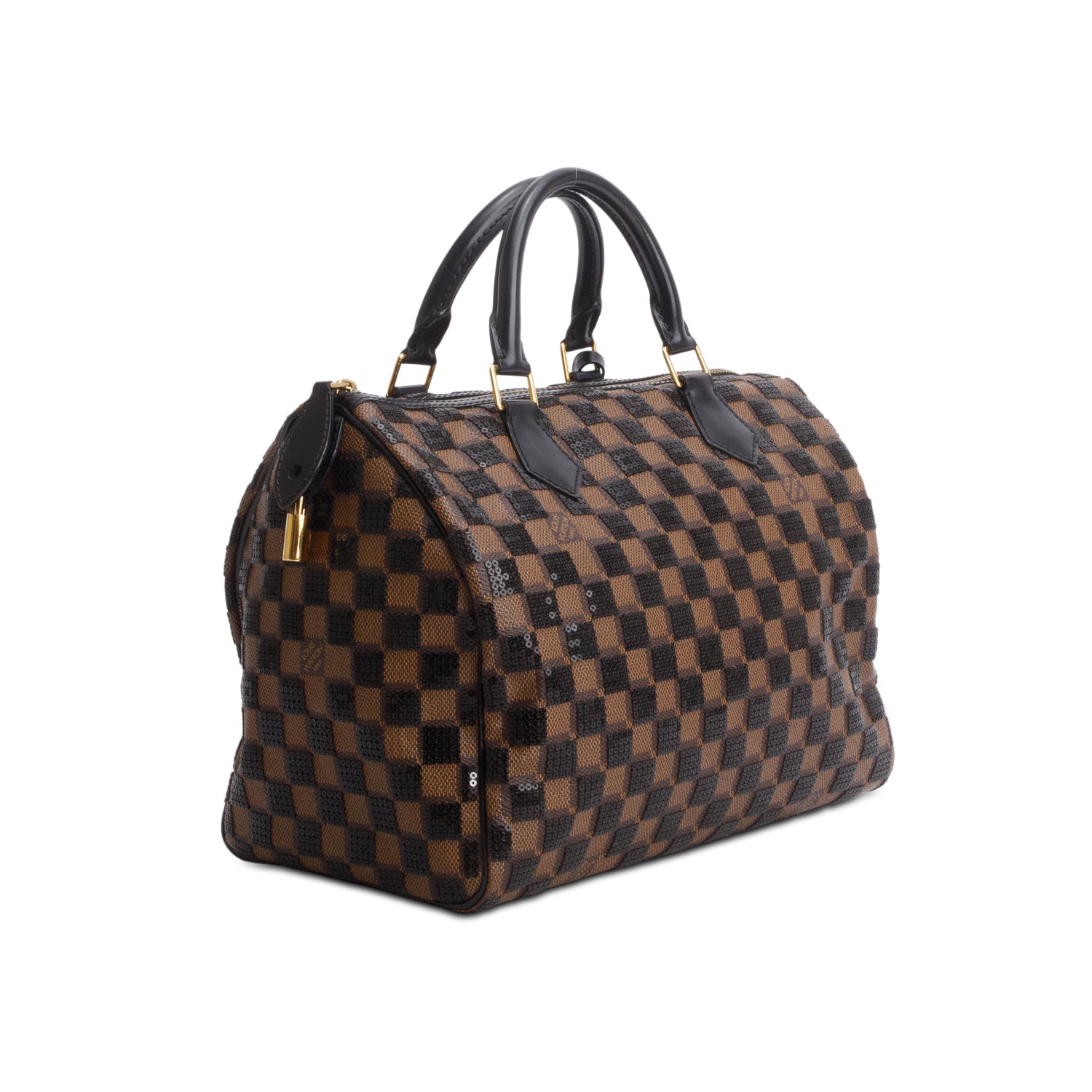 Louis Vuitton Damier Ebene Paillettes Speedy 30