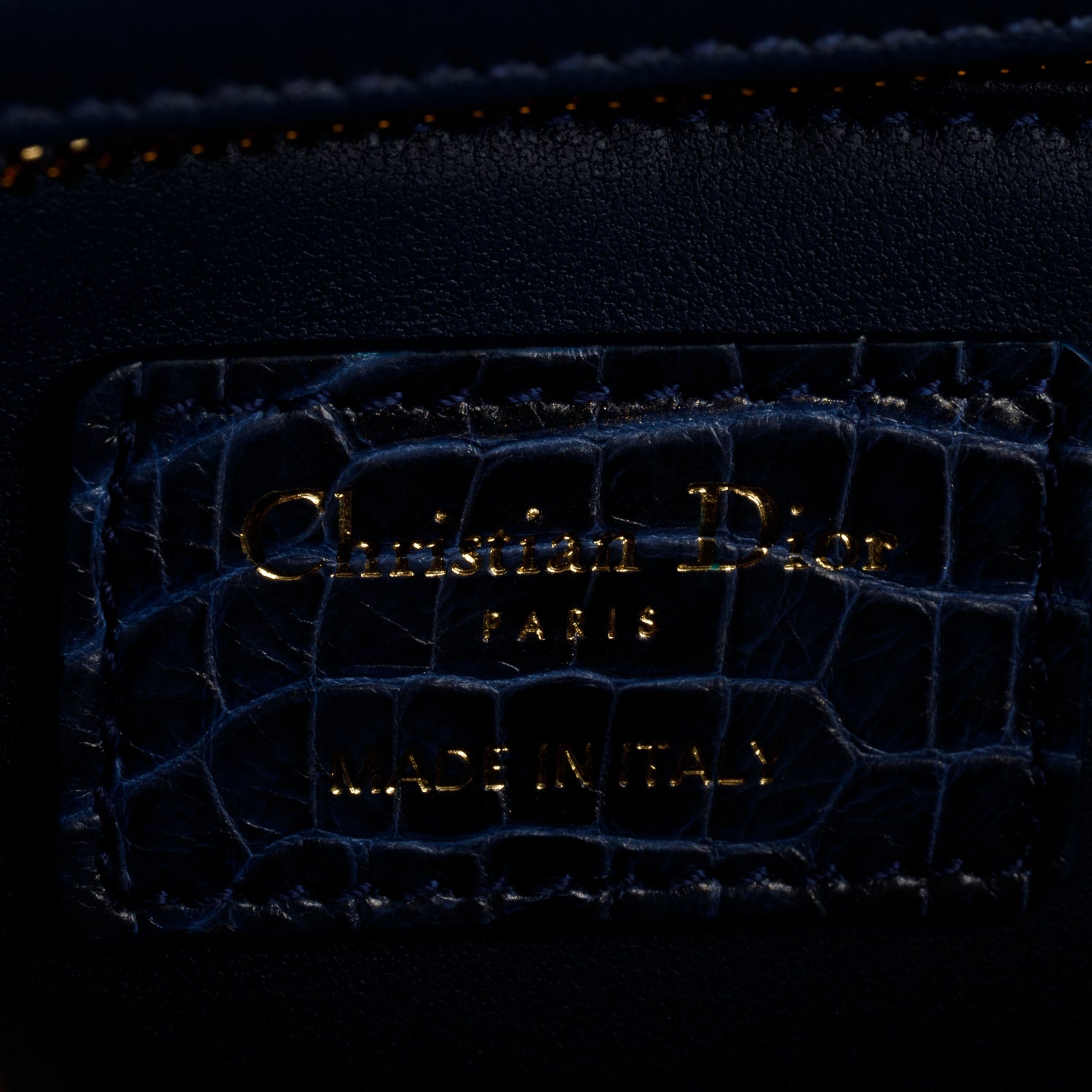 Christian Dior 2023 Alligator Small Lady Dior w/ Strap & Receipt