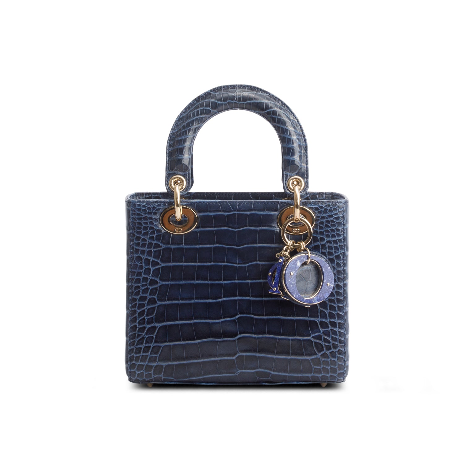 Christian Dior 2023 Alligator Small Lady Dior w/ Strap & Receipt
