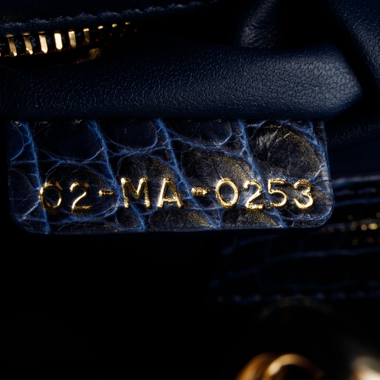 Christian Dior 2023 Alligator Small Lady Dior w/ Strap & Receipt