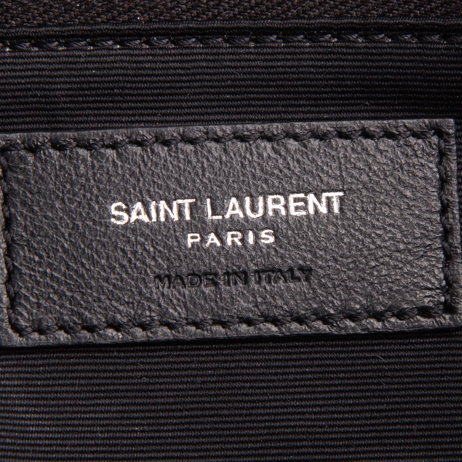 Saint Laurent 2022 Black Lambskin Matelasse Kate 99 Clutch w/ Box & Strap