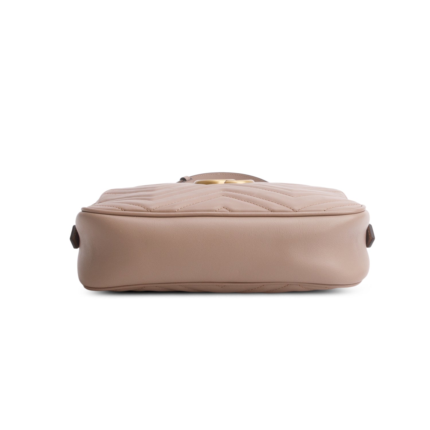 Gucci Beige GG Marmont Matelasse Small Camera Bag