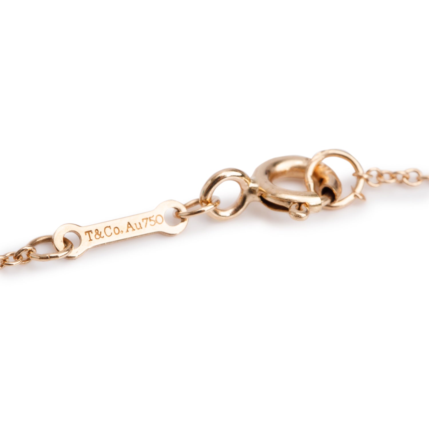 Tiffany & Co. Paloma Picasso 18k Rose Gold Graffiti Heart & Arrow Pendant Necklace w/ Box