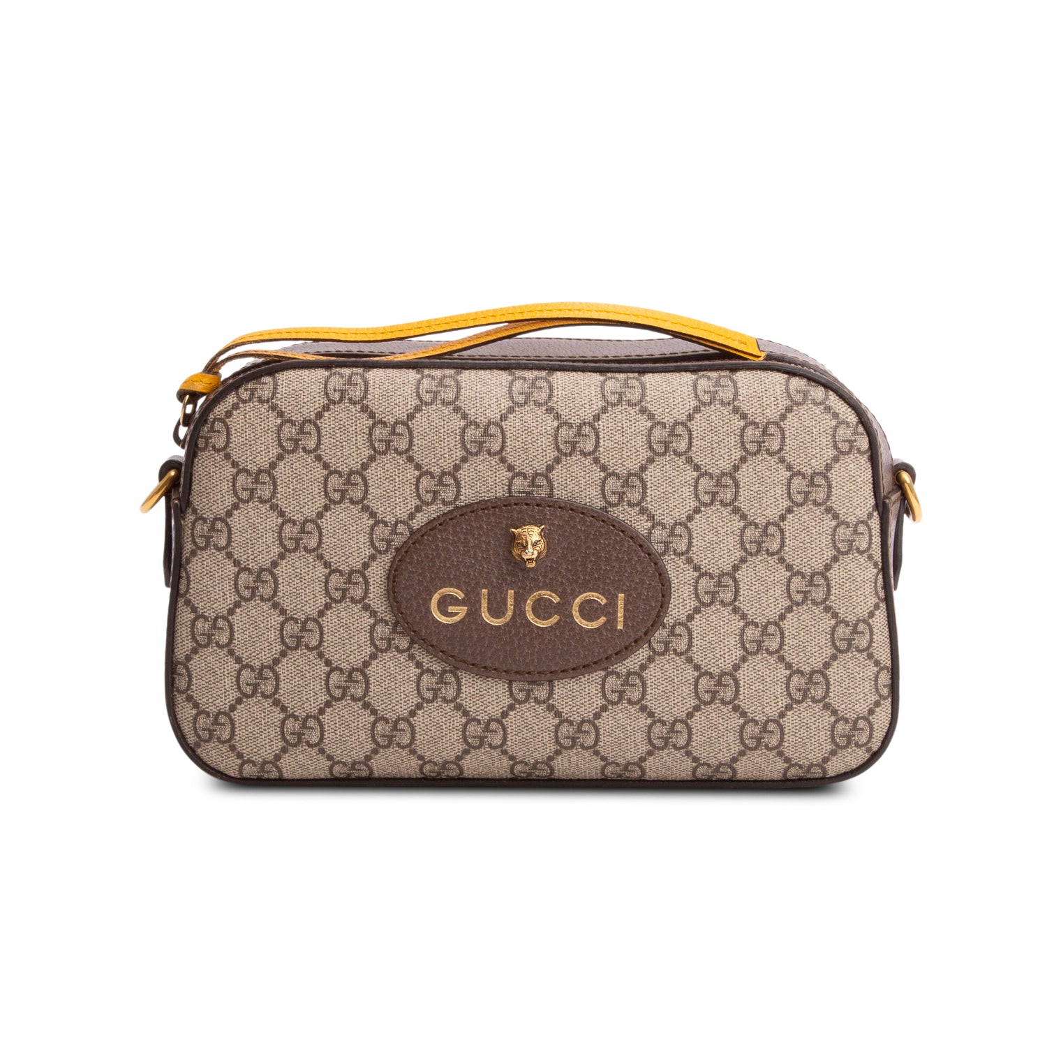 Gucci Neo Vintage GG Supreme Shoulder Bag w/ Box & Strap