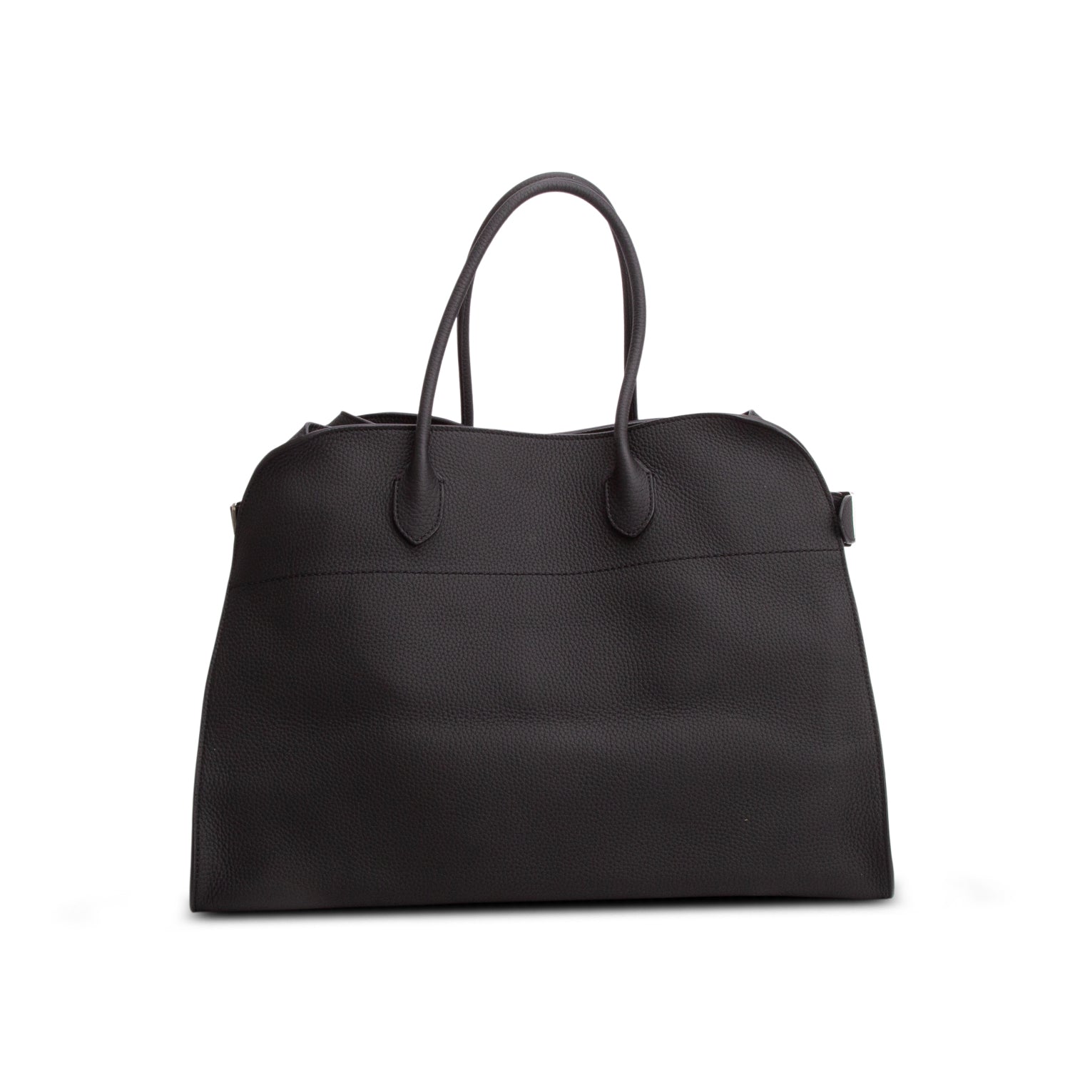 The Row Black Grained Calfskin Soft Margaux 17