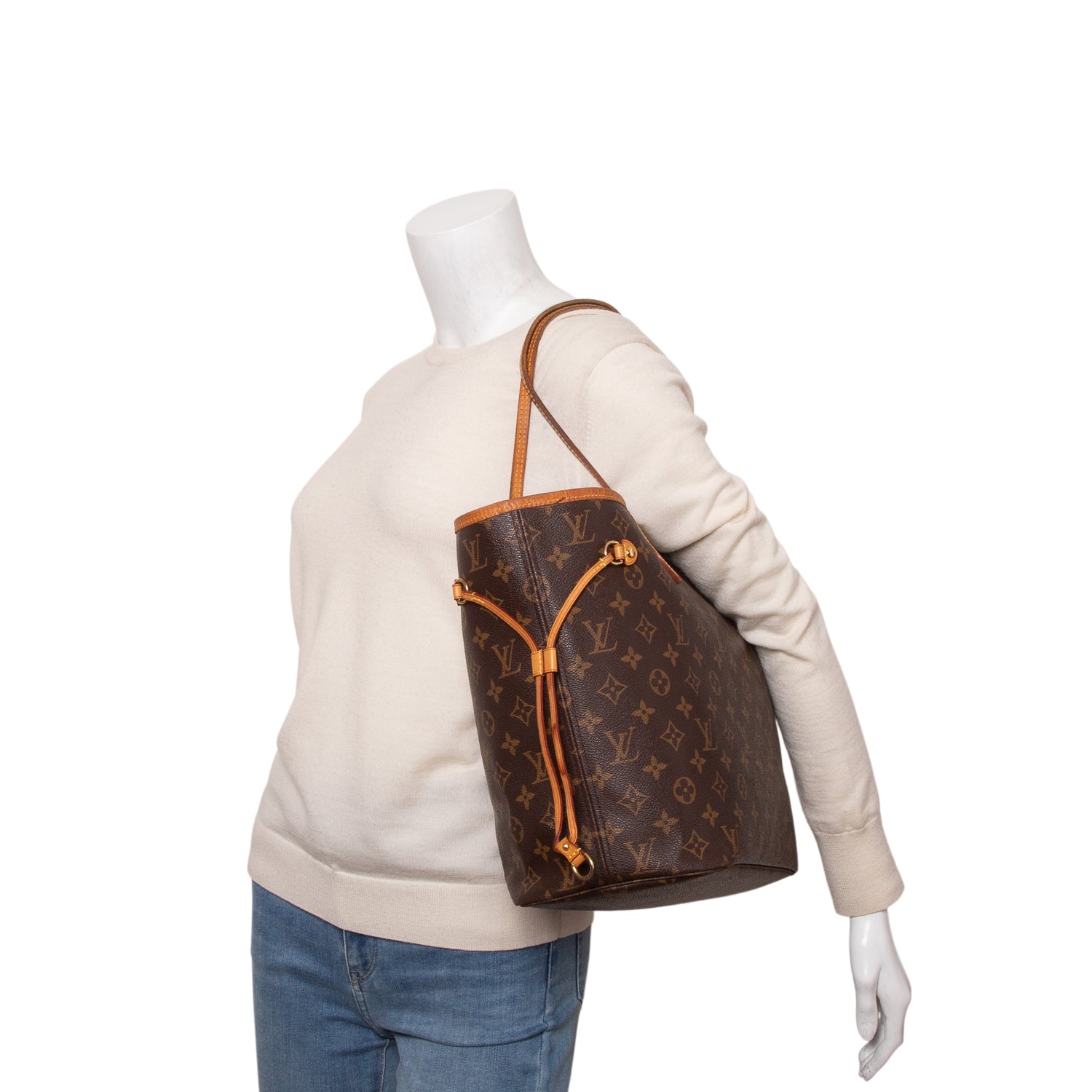 Louis Vuitton Monogram Neverfull MM w/ Pouch