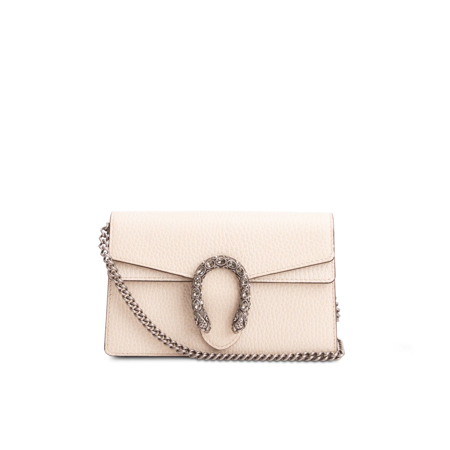 Gucci Cream Calfskin Super Mini Dionysus Shoulder Bag w/ Box
