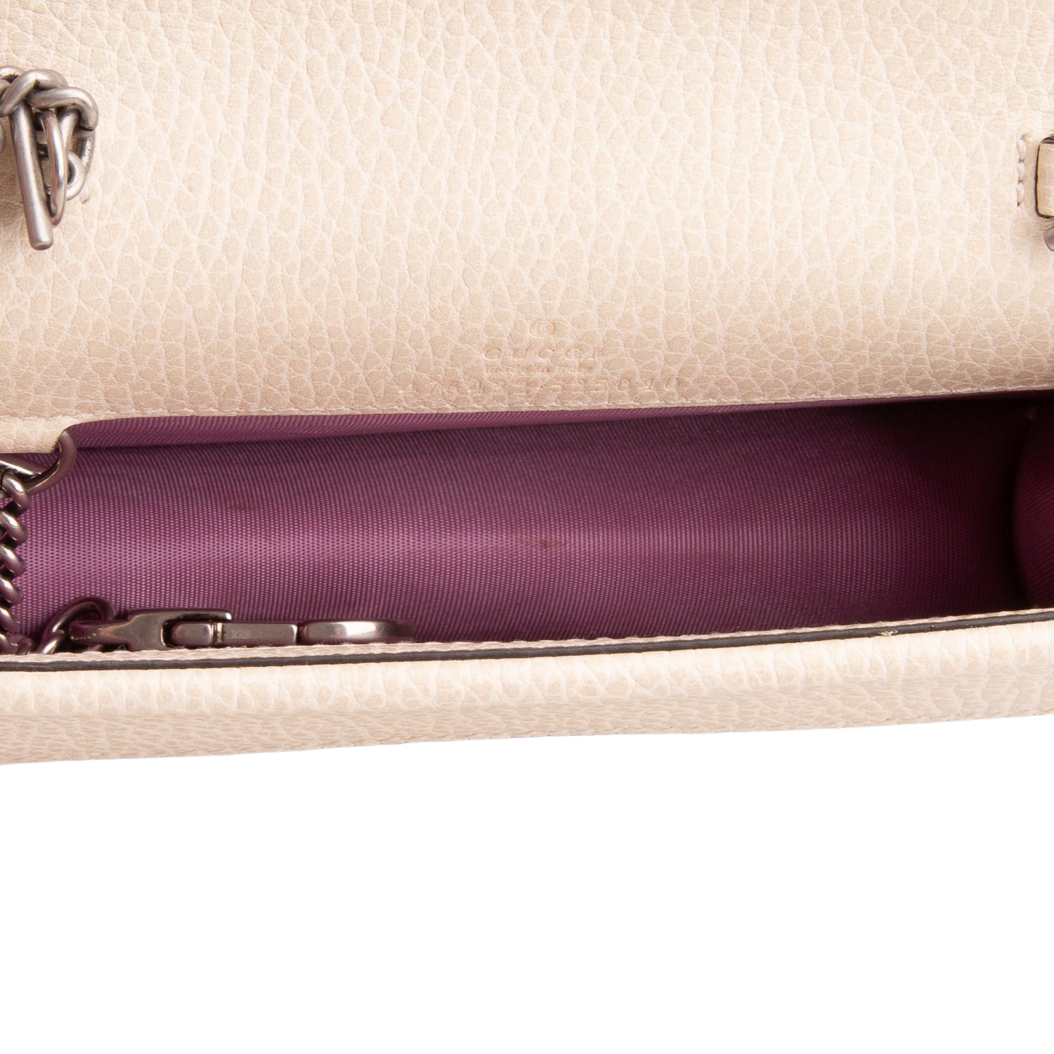 Gucci Cream Calfskin Super Mini Dionysus Shoulder Bag w/ Box