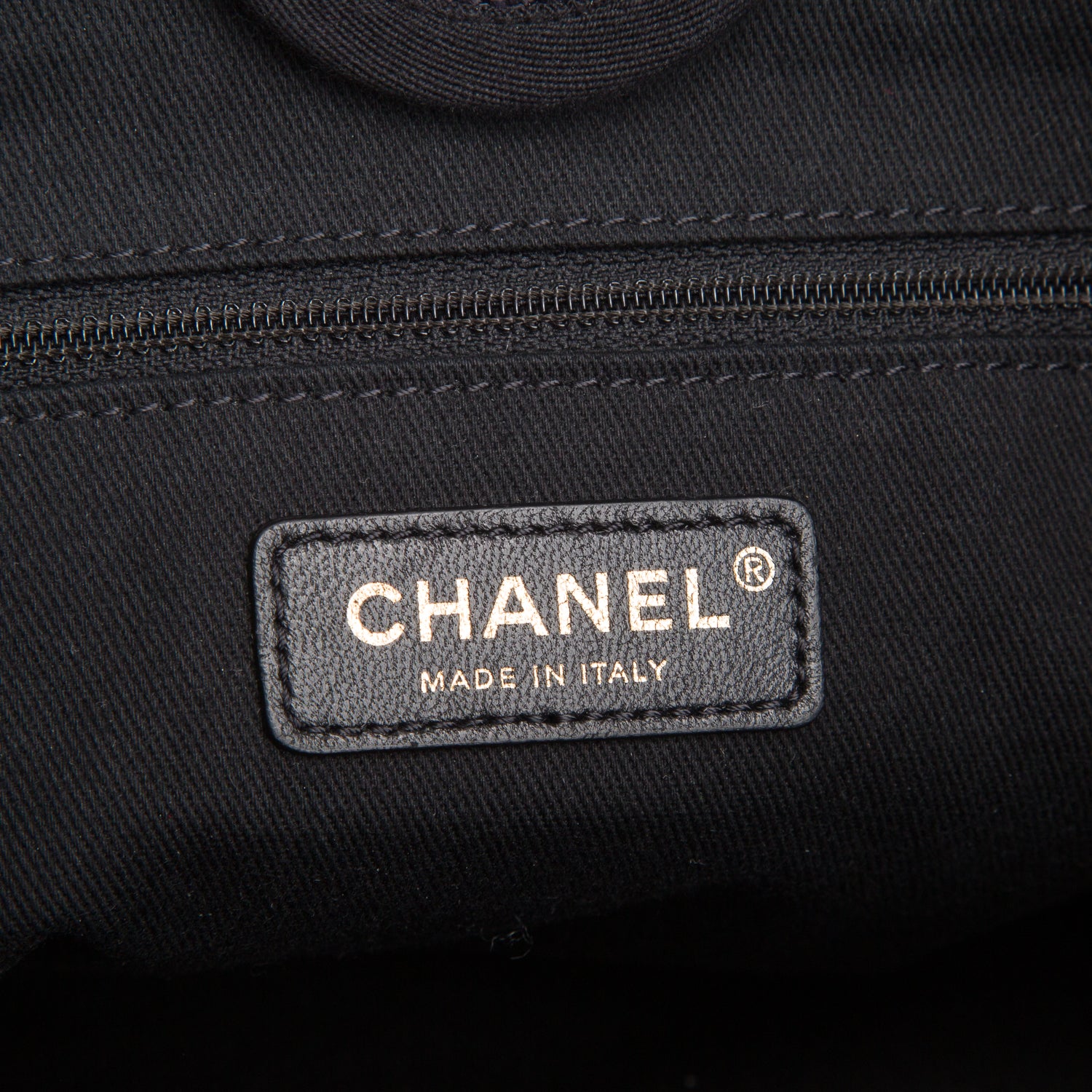 Chanel 2020 Navy Mixed Fibers Small Deauville Tote w/ Authenticity Card & Receipt