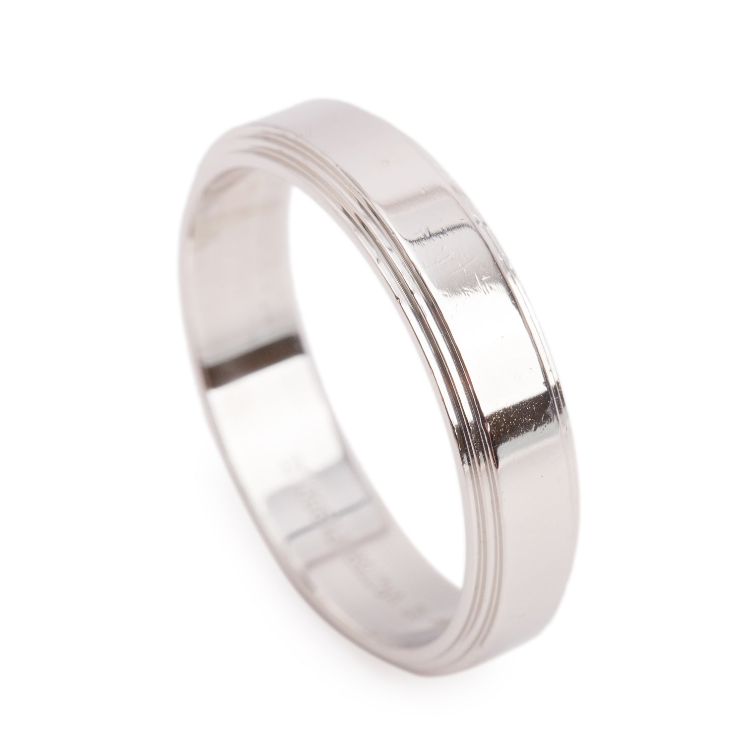 Cartier 2024 Platinum D'Amour 5 MM Wedding Band Ring, Size 62 10 w/ Box