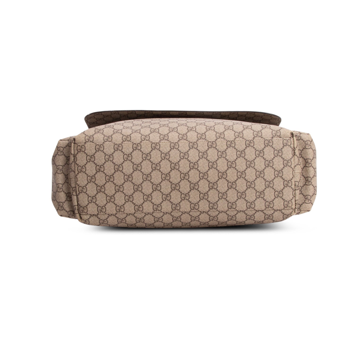 Gucci Beige GG Supreme Monogram Large Diaper Bag