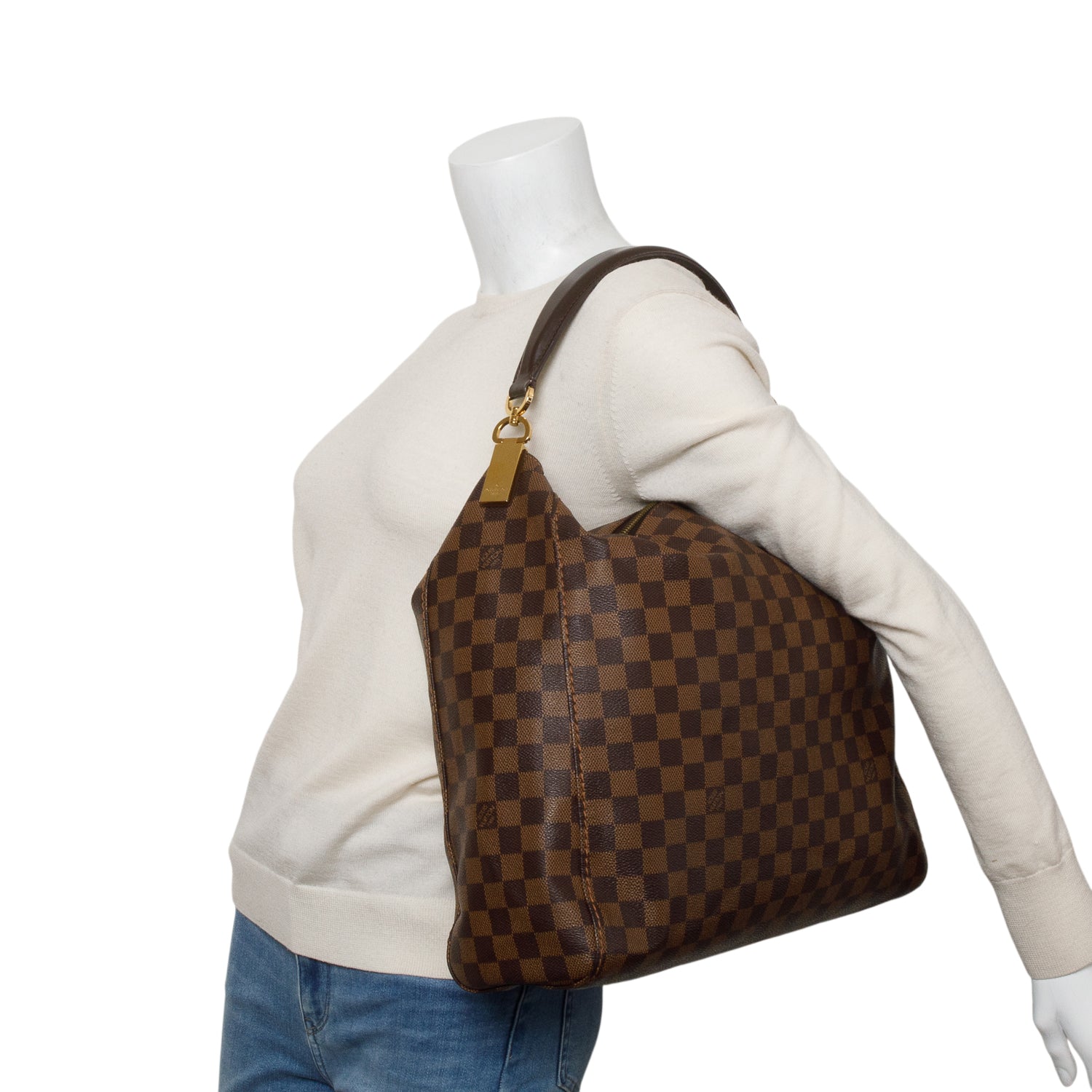 Louis Vuitton Damier Ebene Portobello GM w/ Receipt