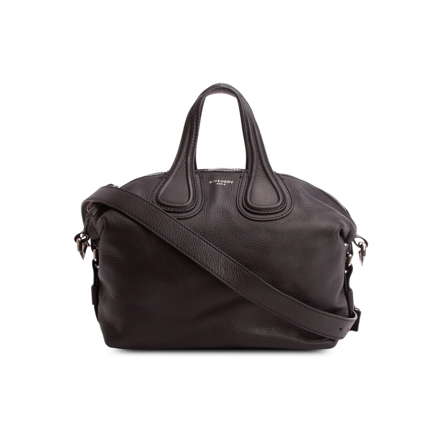 Givenchy Black Calfskin Medium Nightingale w/ Straps