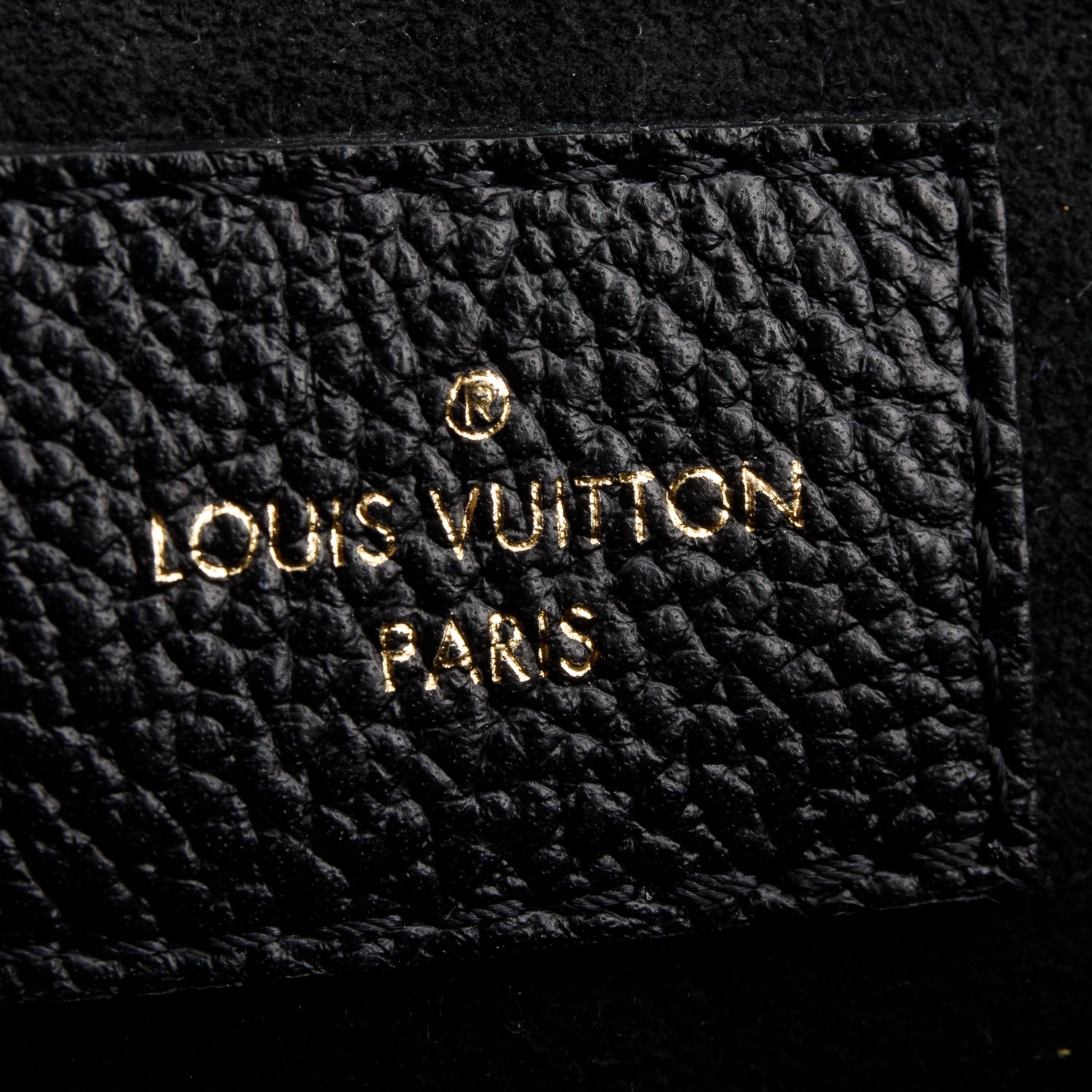 Louis Vuitton Black Monogram Empreinte Leather Speedy Bandouliere 20 w/ Strap & Box
