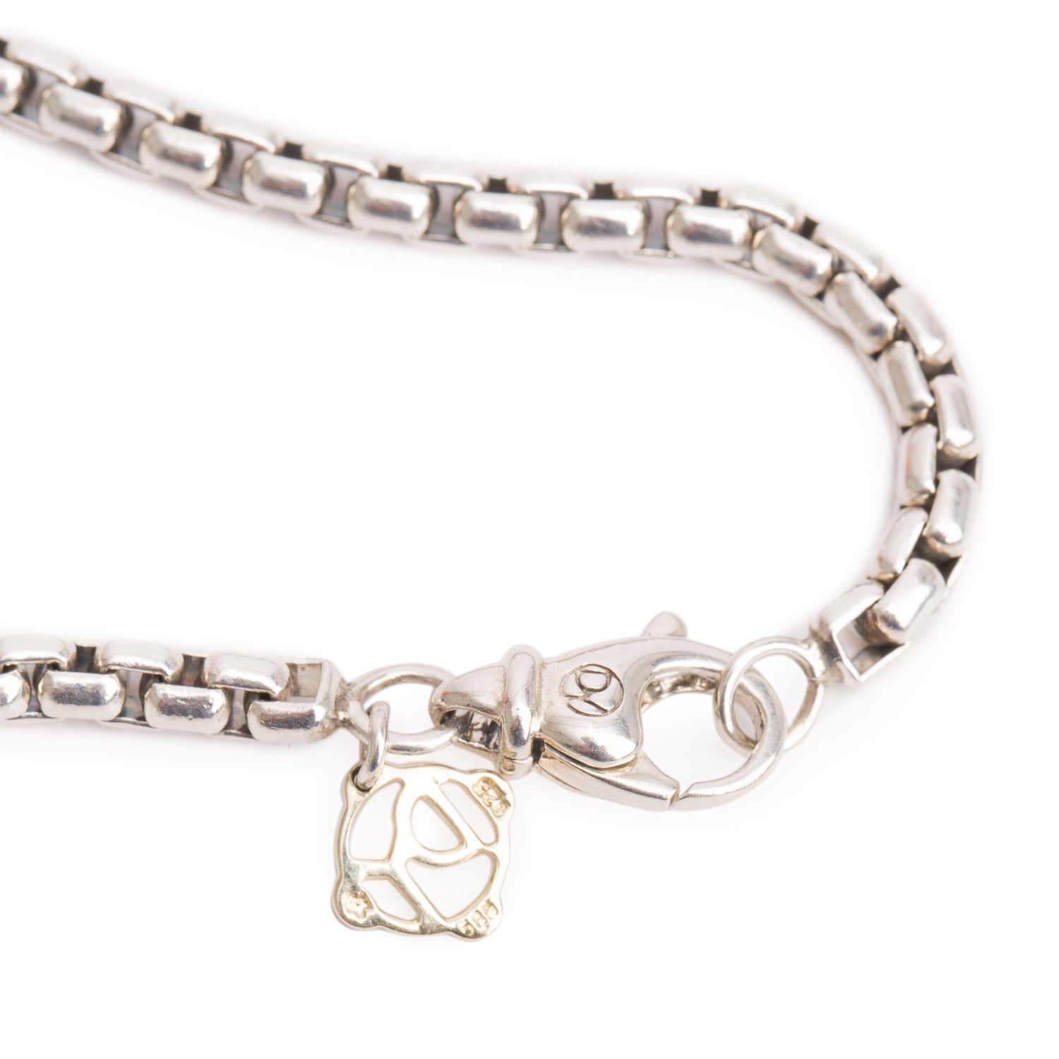 David Yurman Sterling Silver & 14k Yellow Gold 3.6 MM Box Chain Necklace, 36"