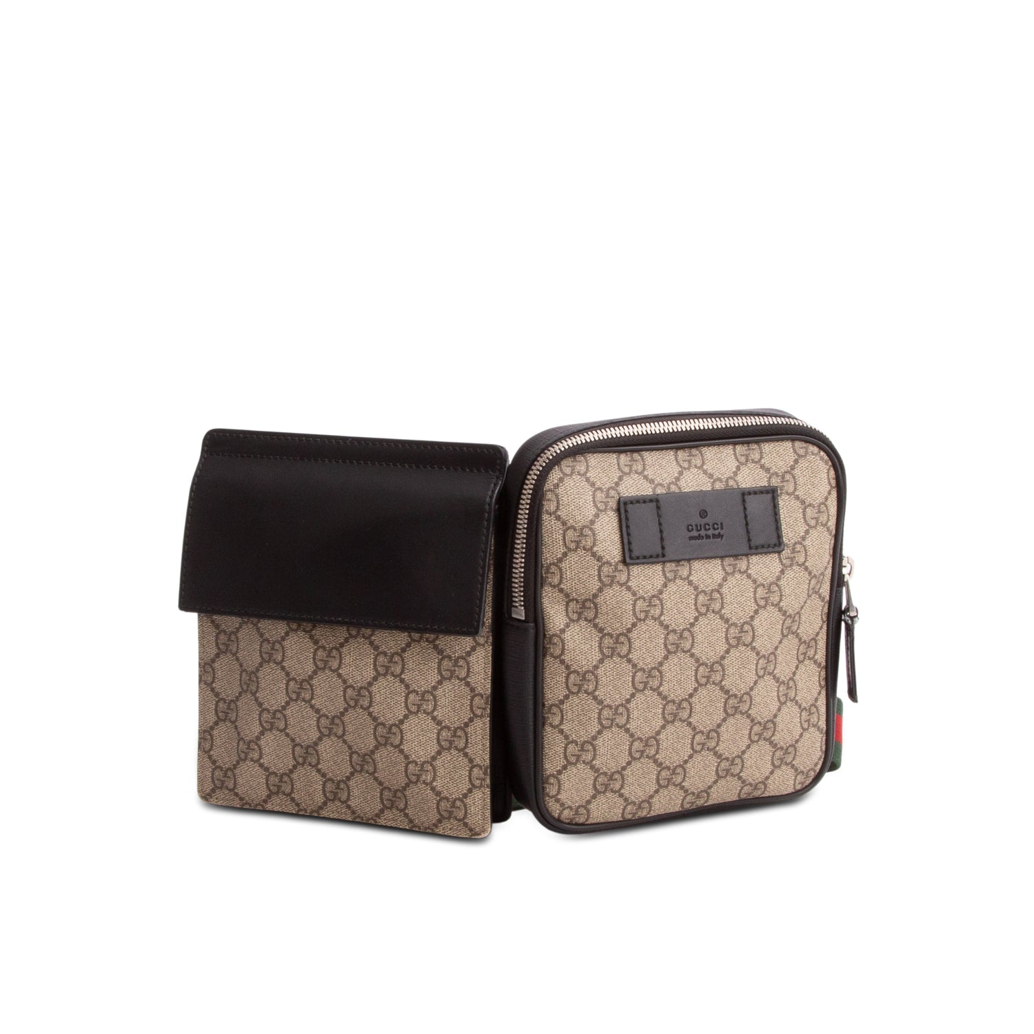 Gucci GG Supreme Monogram Web Belt Bag