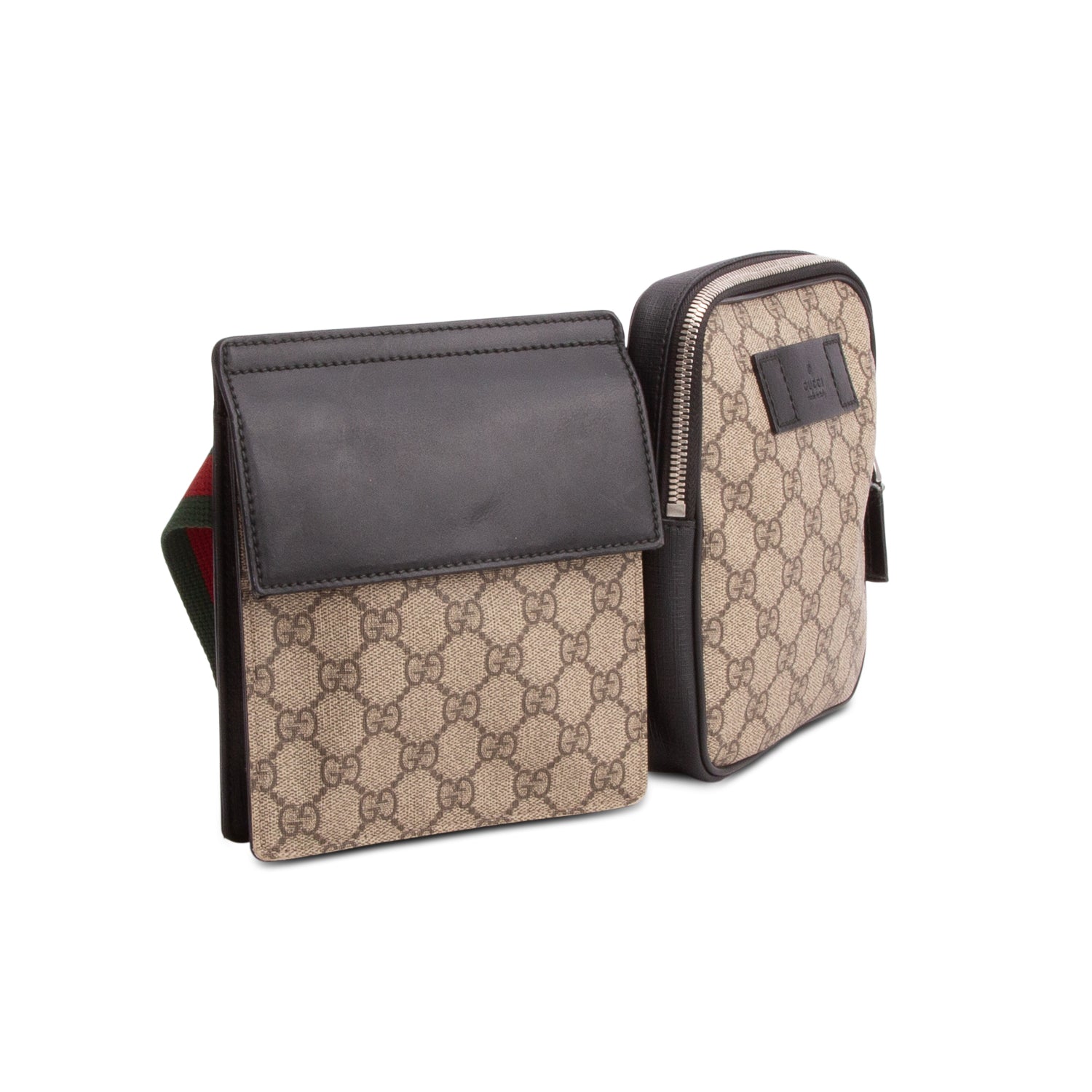 Gucci GG Supreme Monogram Web Belt Bag