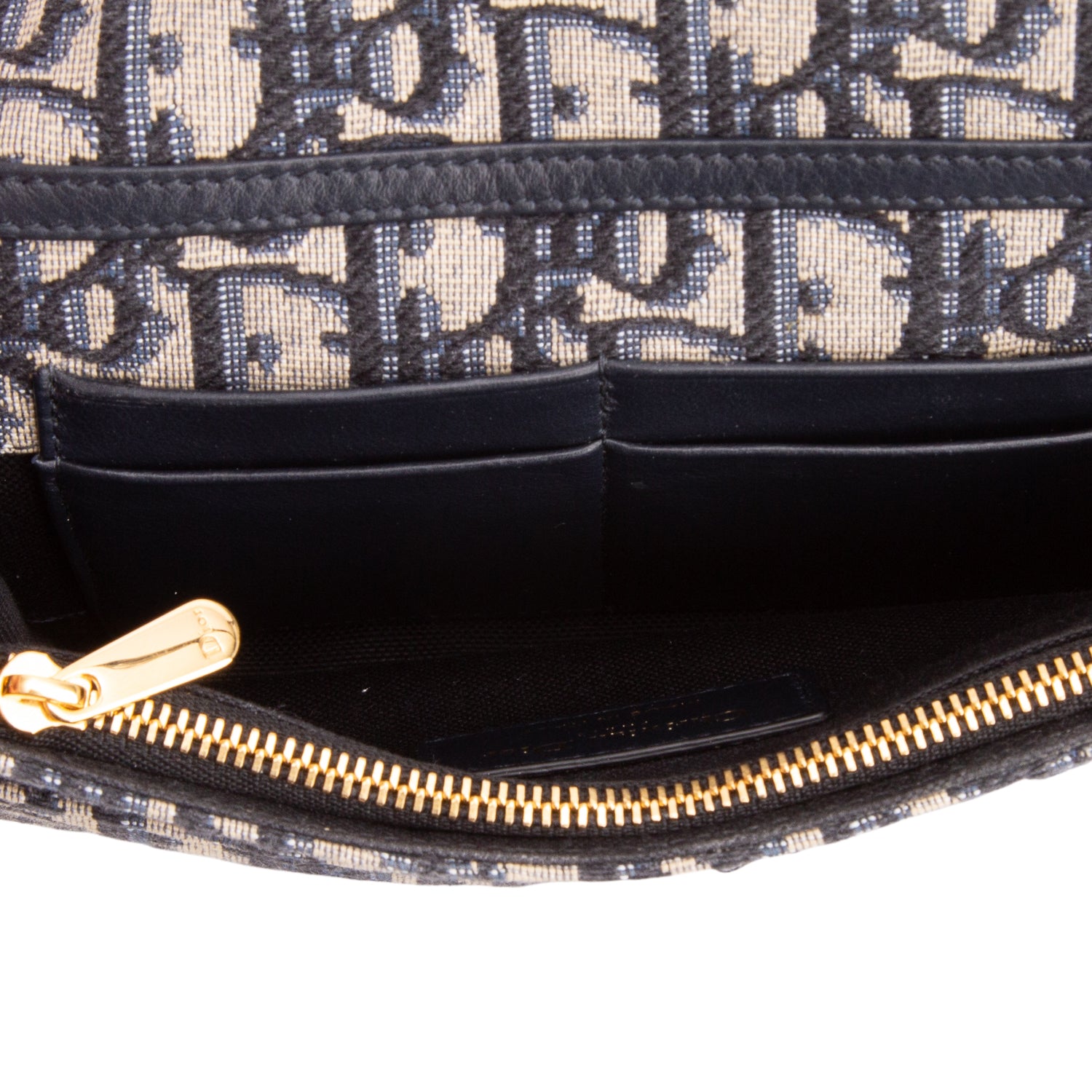 Christian Dior 2021 Blue Oblique 30 Montaigne 2-In-1 Pouch w/ Straps