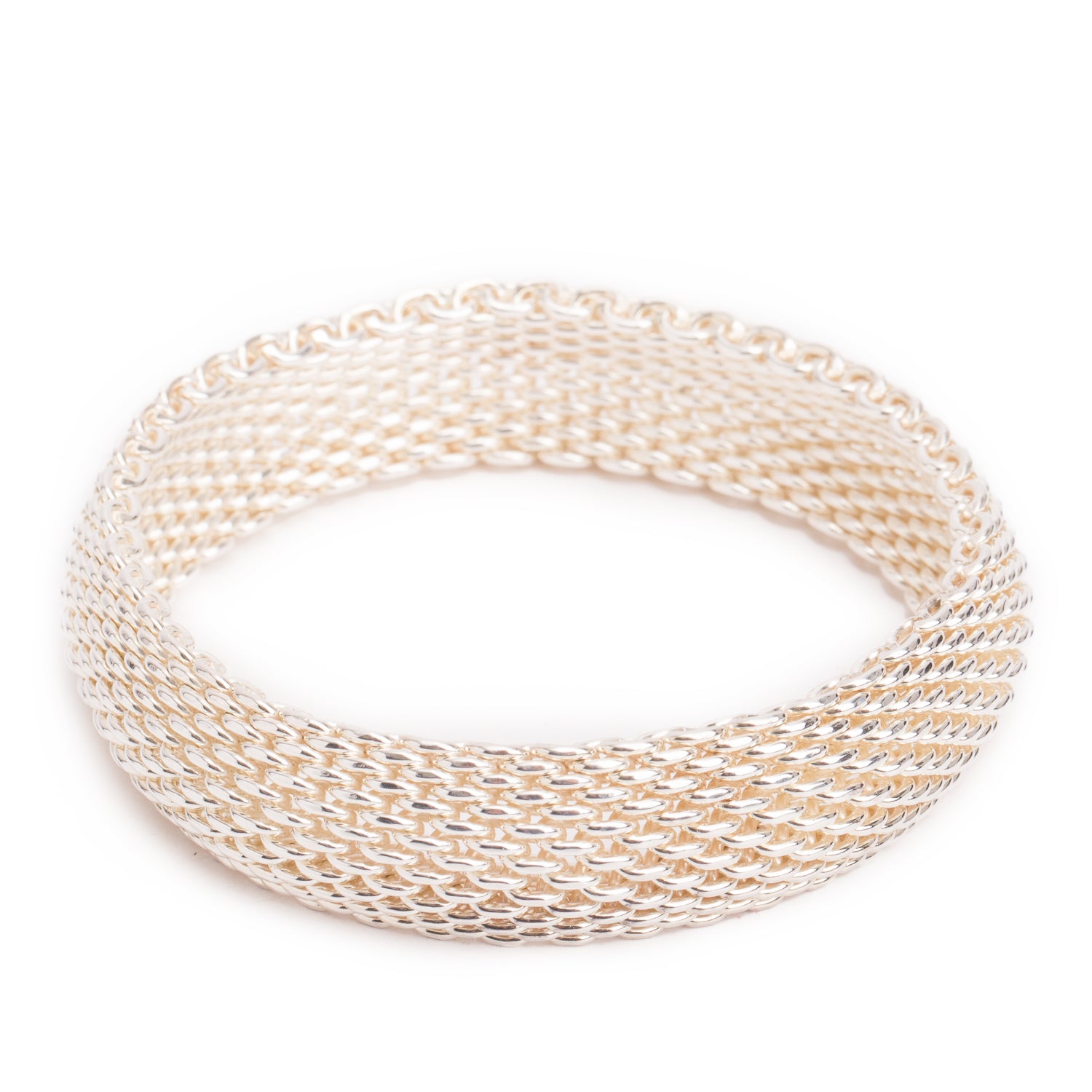 Tiffany & Co. Sterling Silver Somerset Bangle